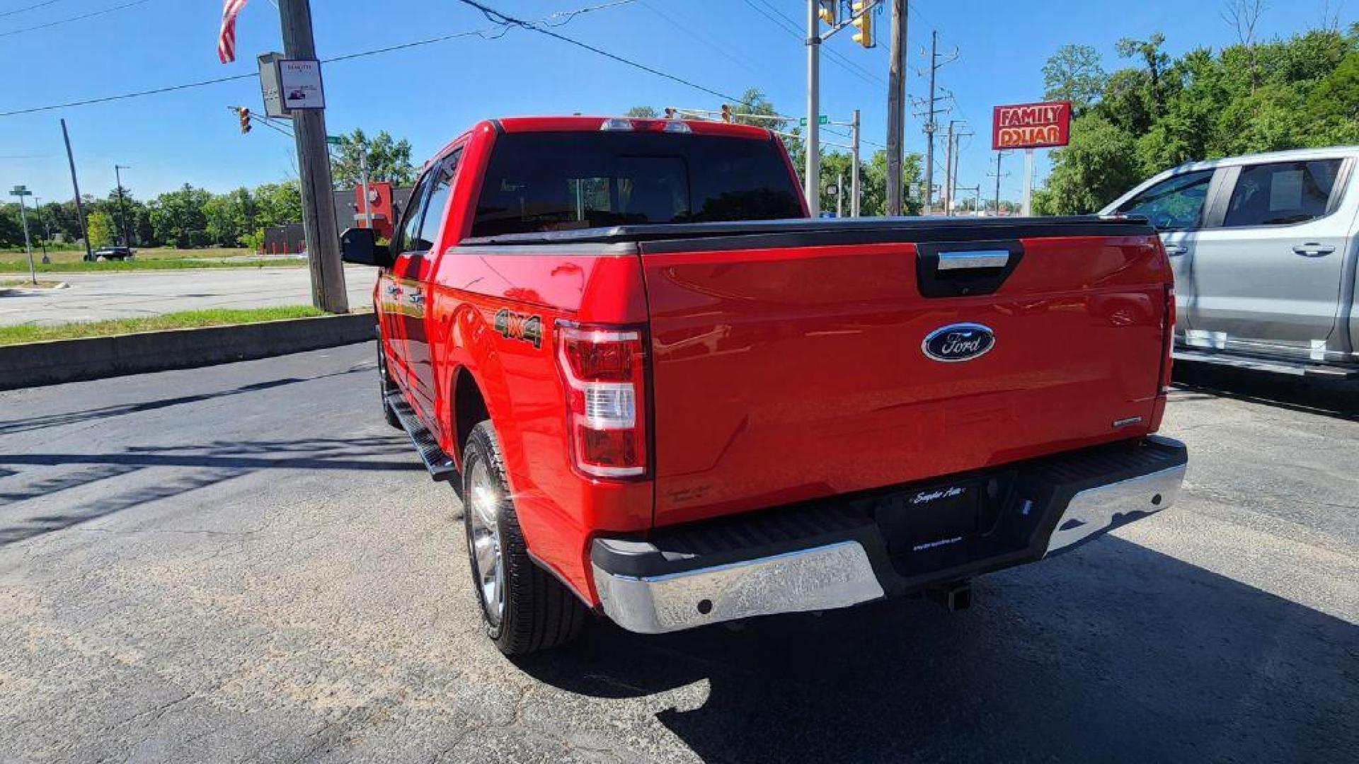 2018 RED FORD F150 SUPERCREW (1FTEW1EP6JK) with an 2.7L engine, Automatic transmission, located at 101 S. Halleck St., DeMotte, 46310, (219) 987-2922, 41.202343, -87.198189 - Photo#3