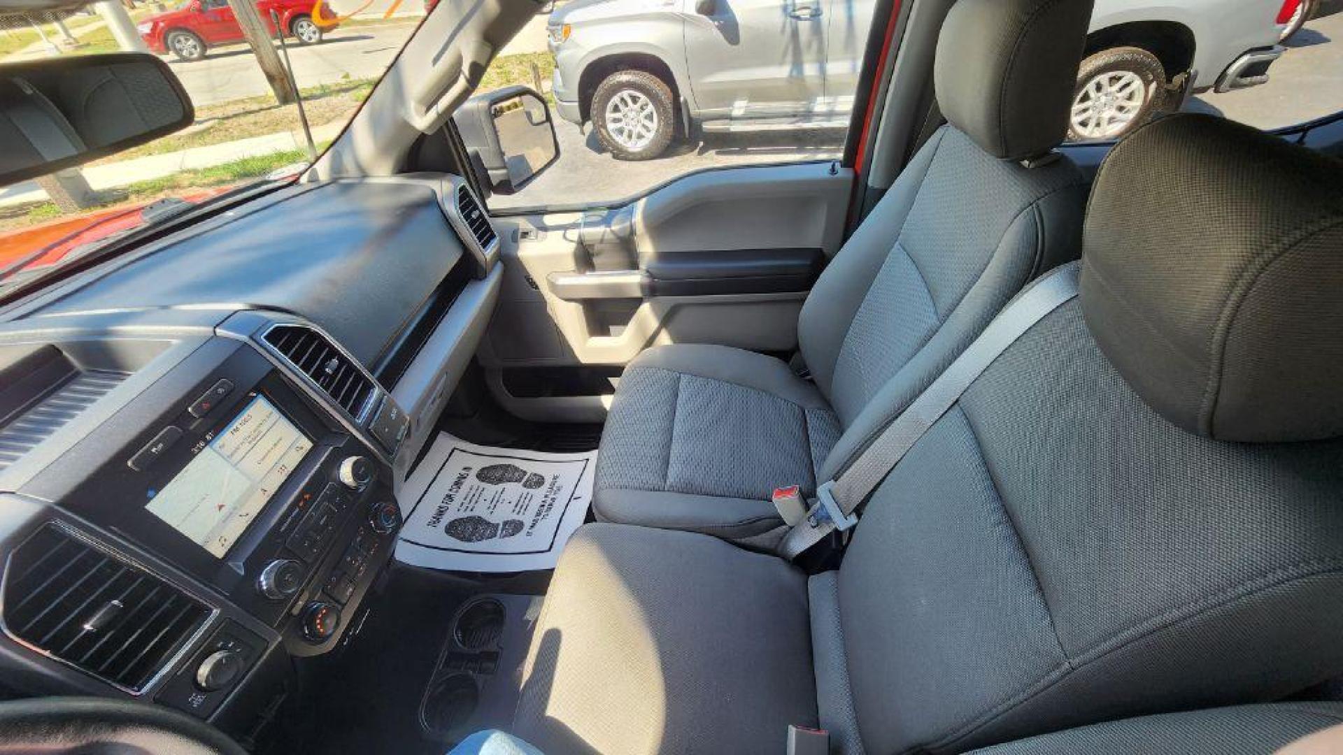 2018 RED FORD F150 SUPERCREW (1FTEW1EP6JK) with an 2.7L engine, Automatic transmission, located at 101 S. Halleck St., DeMotte, 46310, (219) 987-2922, 41.202343, -87.198189 - Photo#10