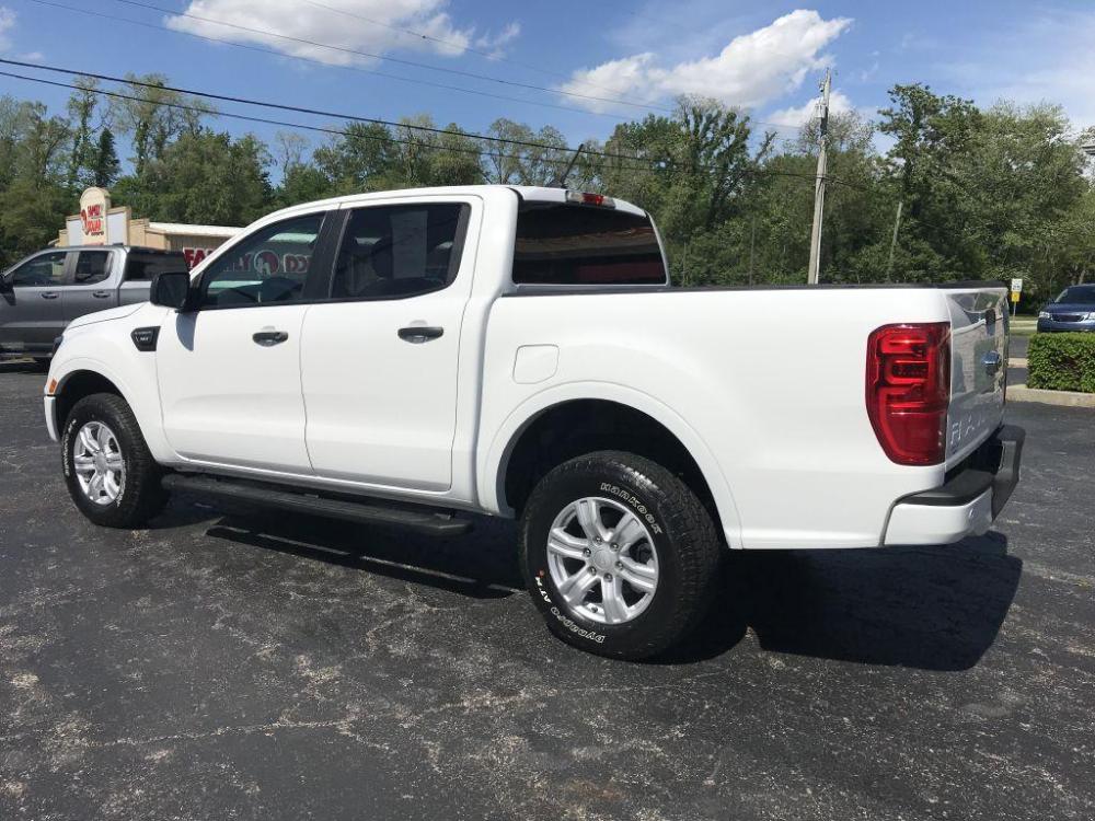2019 WHITE FORD RANGER SUPERCREW (1FTER4FH8KL) with an 2.3L engine, Automatic transmission, located at 101 S. Halleck St., DeMotte, 46310, (219) 987-2922, 41.202343, -87.198189 - Photo #1