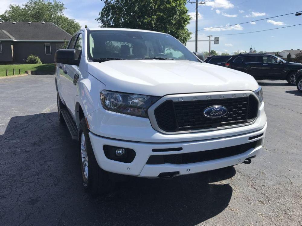 2019 WHITE FORD RANGER SUPERCREW (1FTER4FH8KL) with an 2.3L engine, Automatic transmission, located at 101 S. Halleck St., DeMotte, 46310, (219) 987-2922, 41.202343, -87.198189 - Photo #2