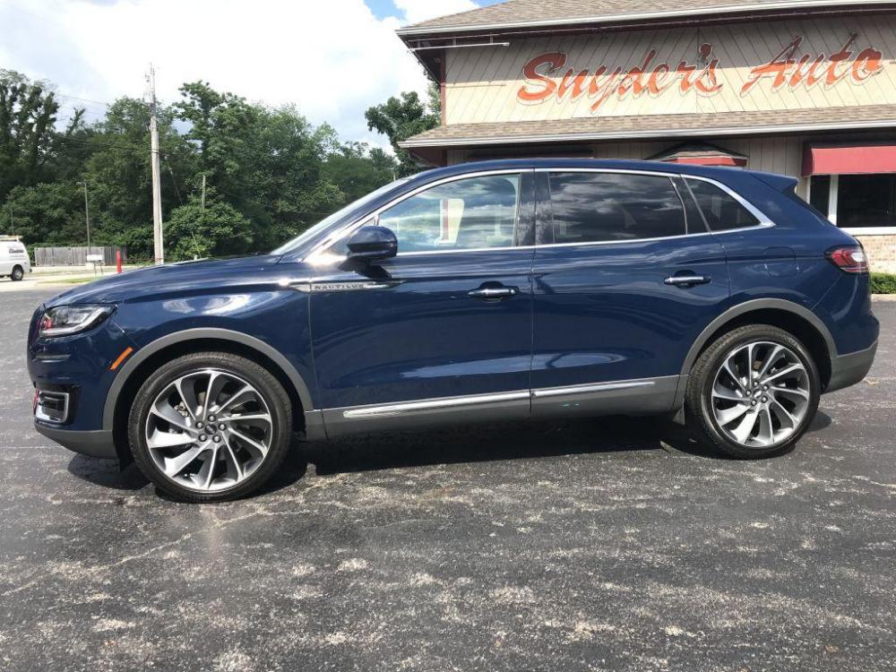2019 BLUE LINCOLN NAUTILUS AWD- RESERVE (2LMPJBLP2KB) , Automatic transmission, located at 101 S. Halleck St., DeMotte, 46310, (219) 987-2922, 41.202343, -87.198189 - Photo #1