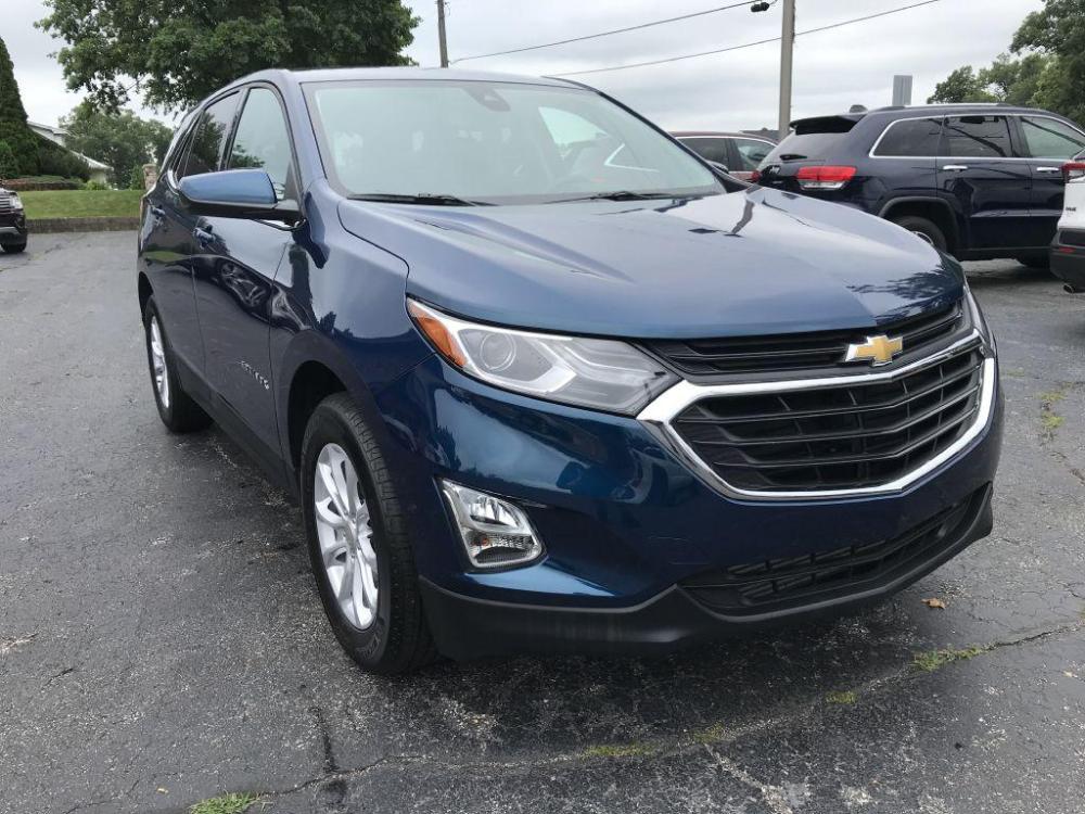 2020 BLUE CHEVROLET EQUINOX LT (3GNAXJEV7LL) with an 1.5L engine, Automatic transmission, located at 101 S. Halleck St., DeMotte, 46310, (219) 987-2922, 41.202343, -87.198189 - Photo #2