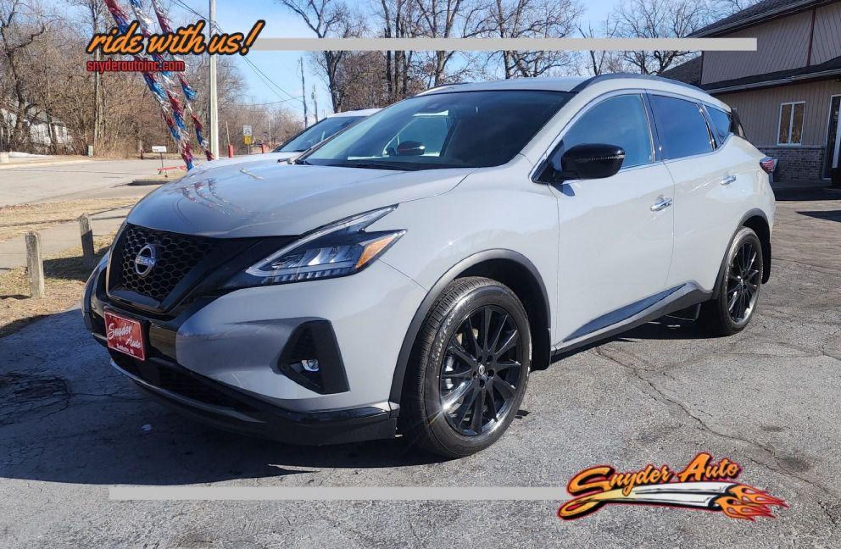 2023 GRAY NISSAN MURANO SV - AWD (5N1AZ2BSXPC) with an 3.5L engine, Automatic transmission, located at 101 S. Halleck St., DeMotte, 46310, (219) 987-2922, 41.202343, -87.198189 - Photo#0
