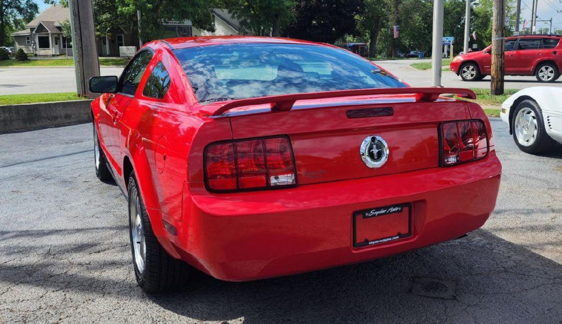 2006 RED FORD MUSTANG CP (1ZVFT80N565) with an 4.0L engine, Automatic transmission, located at 101 S. Halleck St., DeMotte, 46310, (219) 987-2922, 41.202343, -87.198189 - Photo#3