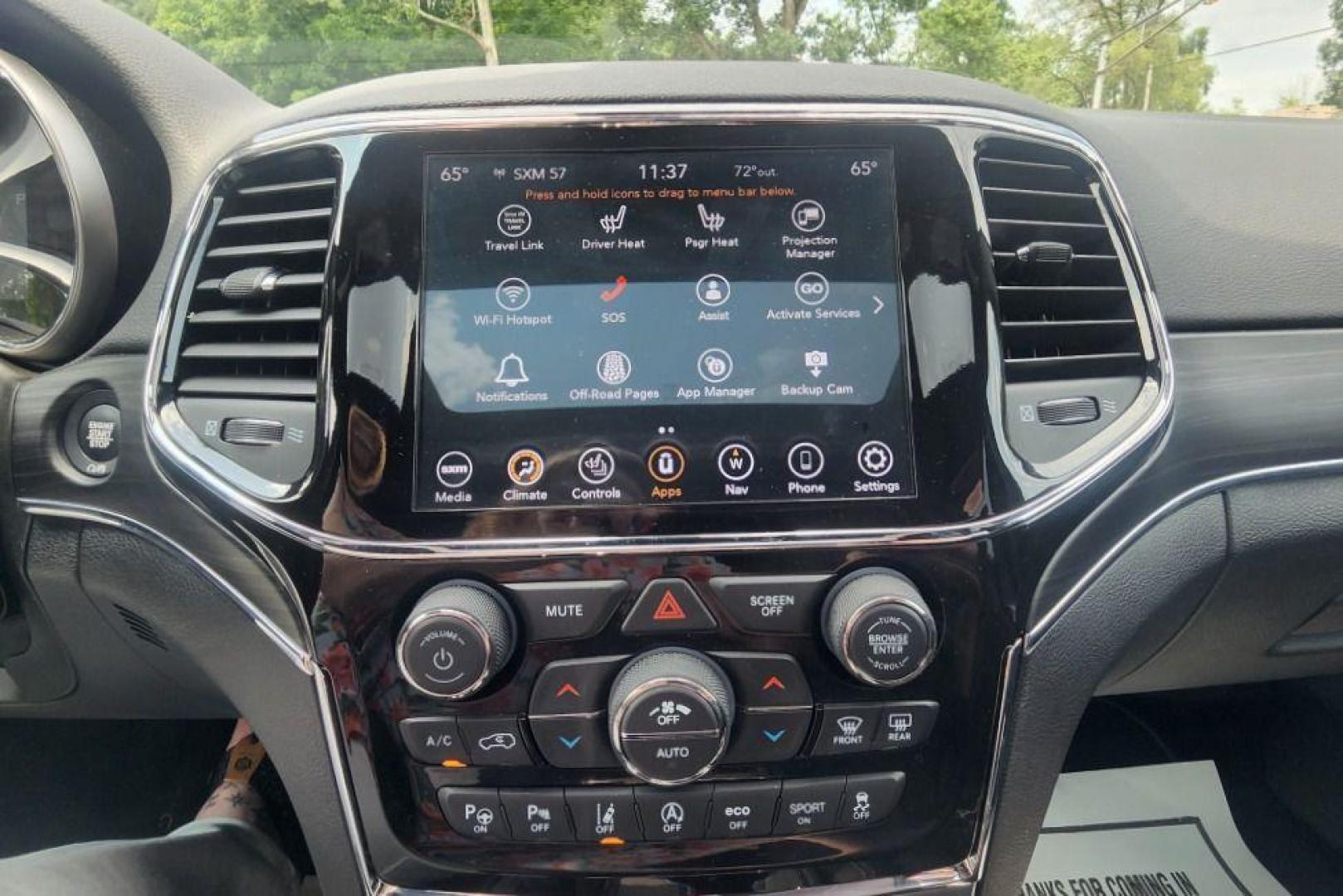 2021 WHITE JEEP GRAND CHEROKEE LIMITED - 4WD (1C4RJFBG7MC) with an 3.6L engine, Automatic transmission, located at 101 S. Halleck St., DeMotte, 46310, (219) 987-2922, 41.202343, -87.198189 - Photo#13