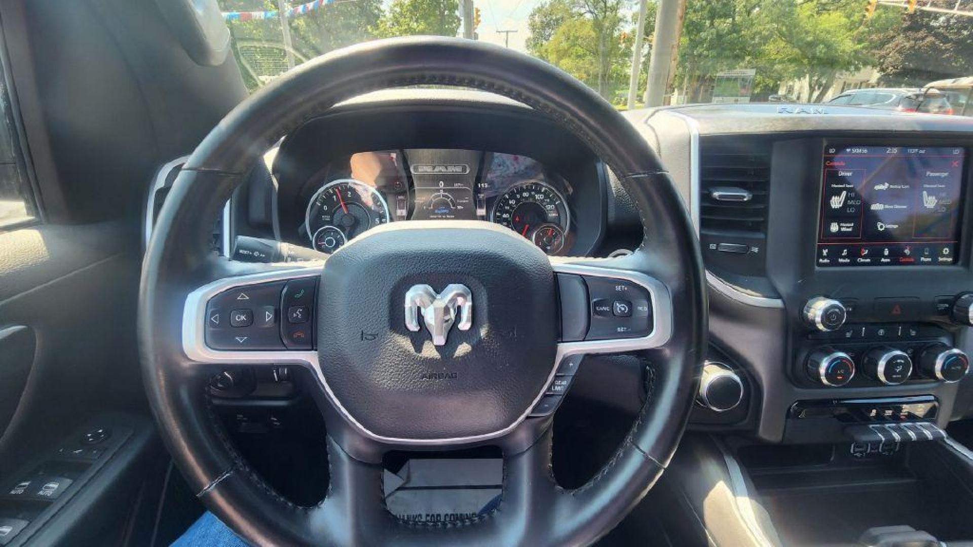 2021 BLUE RAM 1500 BIG HORN/LONE STAR-4WD (1C6SRFBT6MN) with an 5.7L engine, Automatic transmission, located at 101 S. Halleck St., DeMotte, 46310, (219) 987-2922, 41.202343, -87.198189 - Photo#10