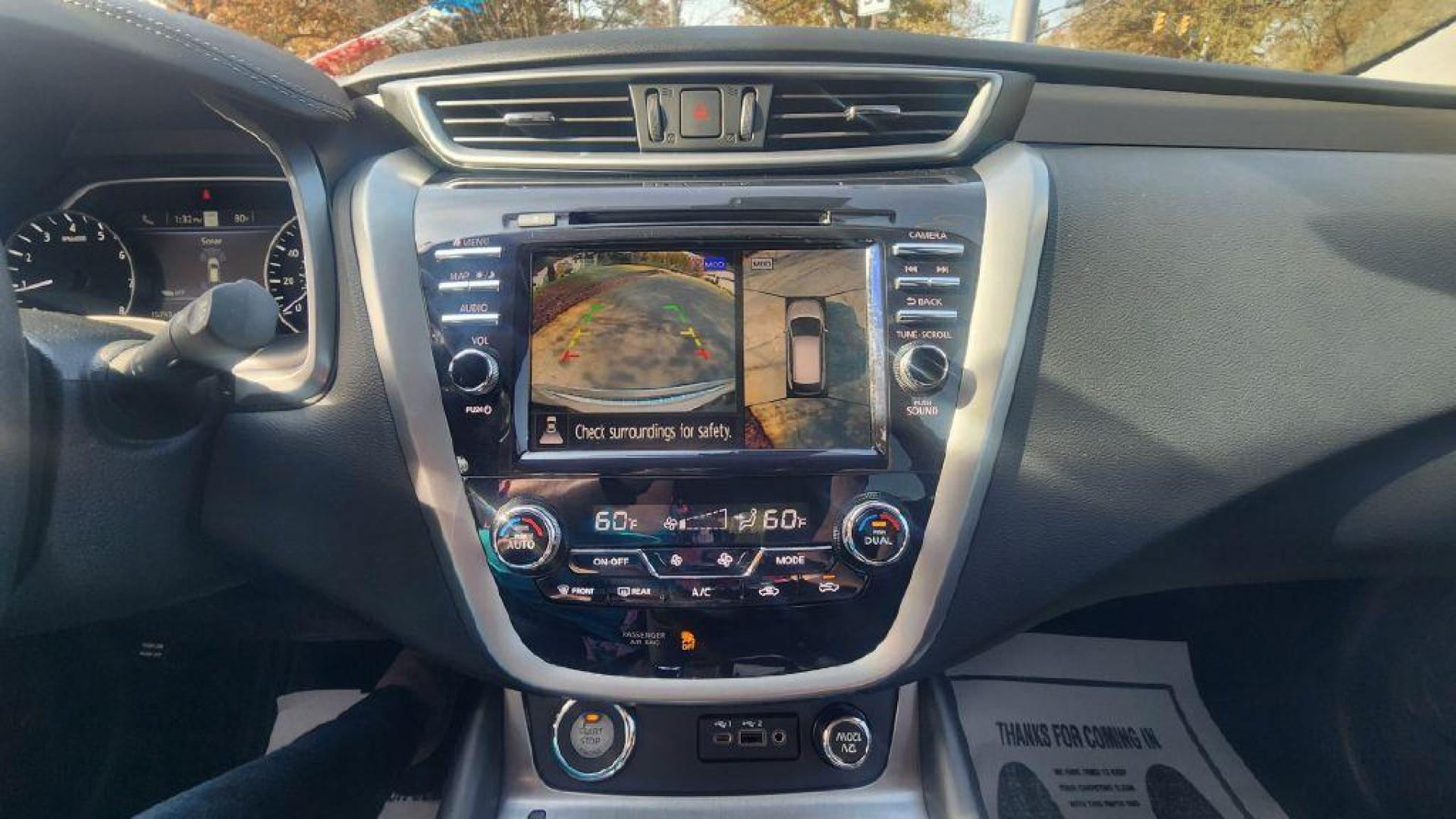 2023 GRAY NISSAN MURANO SL - AWD (5N1AZ2CS2PC) with an 3.5L engine, Automatic transmission, located at 101 S. Halleck St., DeMotte, 46310, (219) 987-2922, 41.202343, -87.198189 - Photo#12