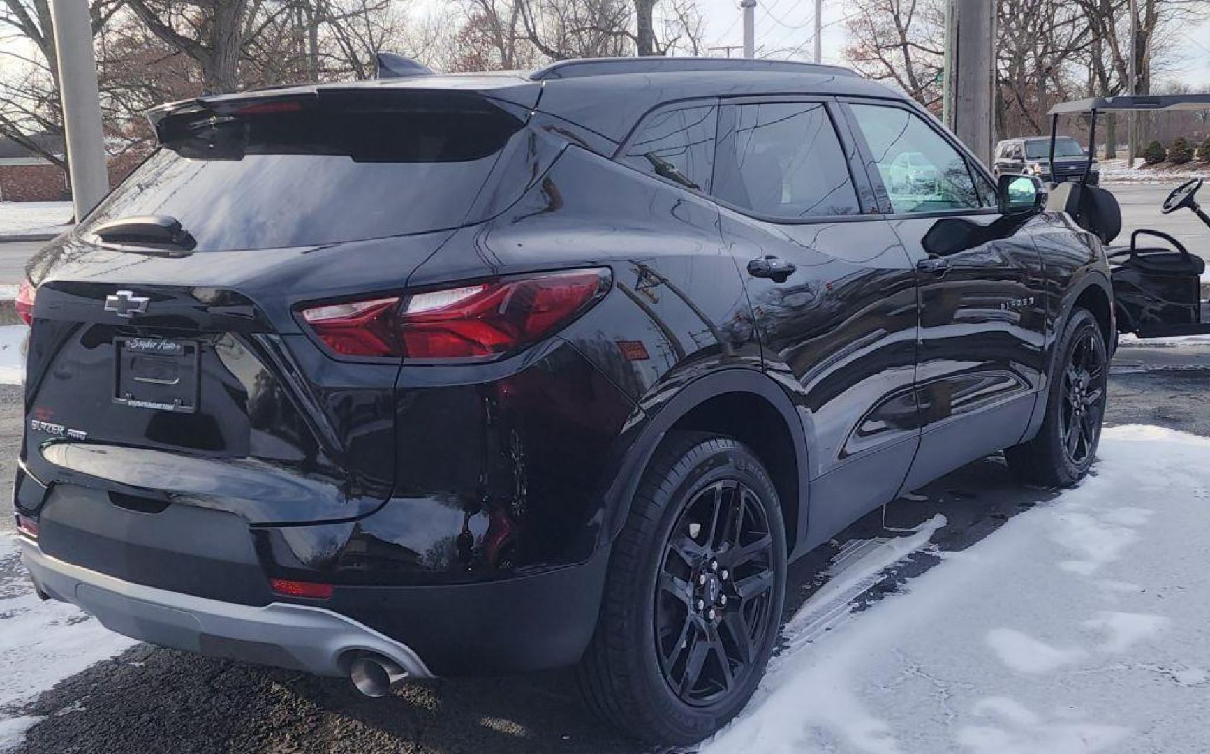 2022 BLACK CHEVROLET BLAZER 2LT- AWD (3GNKBHR43NS) with an 2.0L engine, Automatic transmission, located at 101 S. Halleck St., DeMotte, 46310, (219) 987-2922, 41.202343, -87.198189 - Photo#2