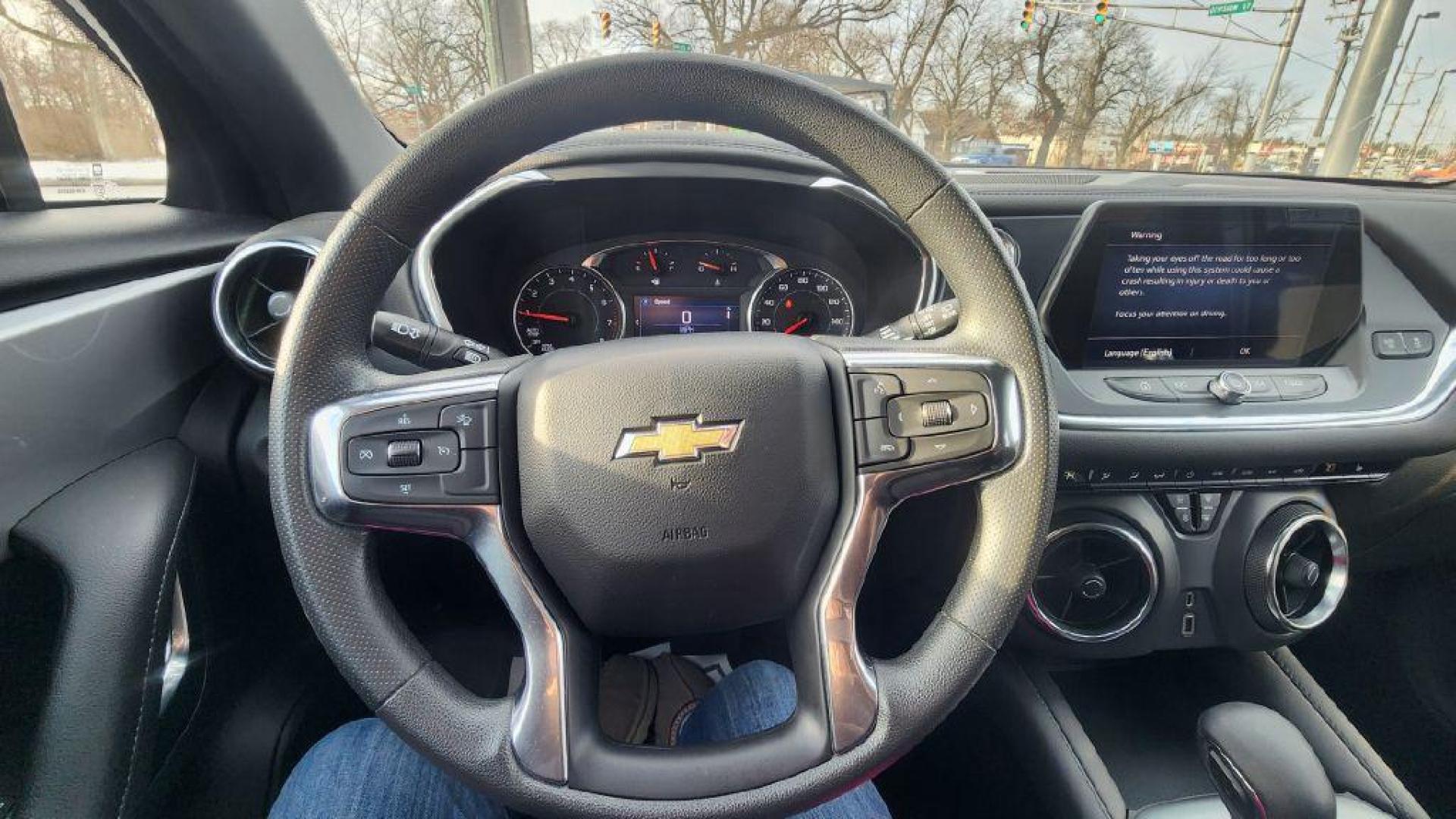 2022 BLACK CHEVROLET BLAZER 2LT- AWD (3GNKBHR43NS) with an 2.0L engine, Automatic transmission, located at 101 S. Halleck St., DeMotte, 46310, (219) 987-2922, 41.202343, -87.198189 - Photo#9