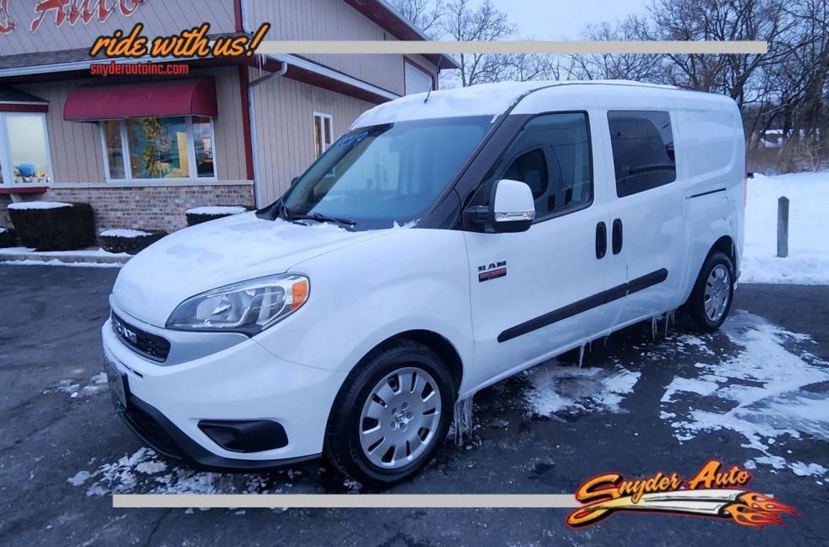 2019 WHITE RAM PROMASTER CITY SLT - FWD (ZFBHRFBB5K6) with an 2.4L engine, Automatic transmission, located at 101 S. Halleck St., DeMotte, 46310, (219) 987-2922, 41.202343, -87.198189 - Photo#0