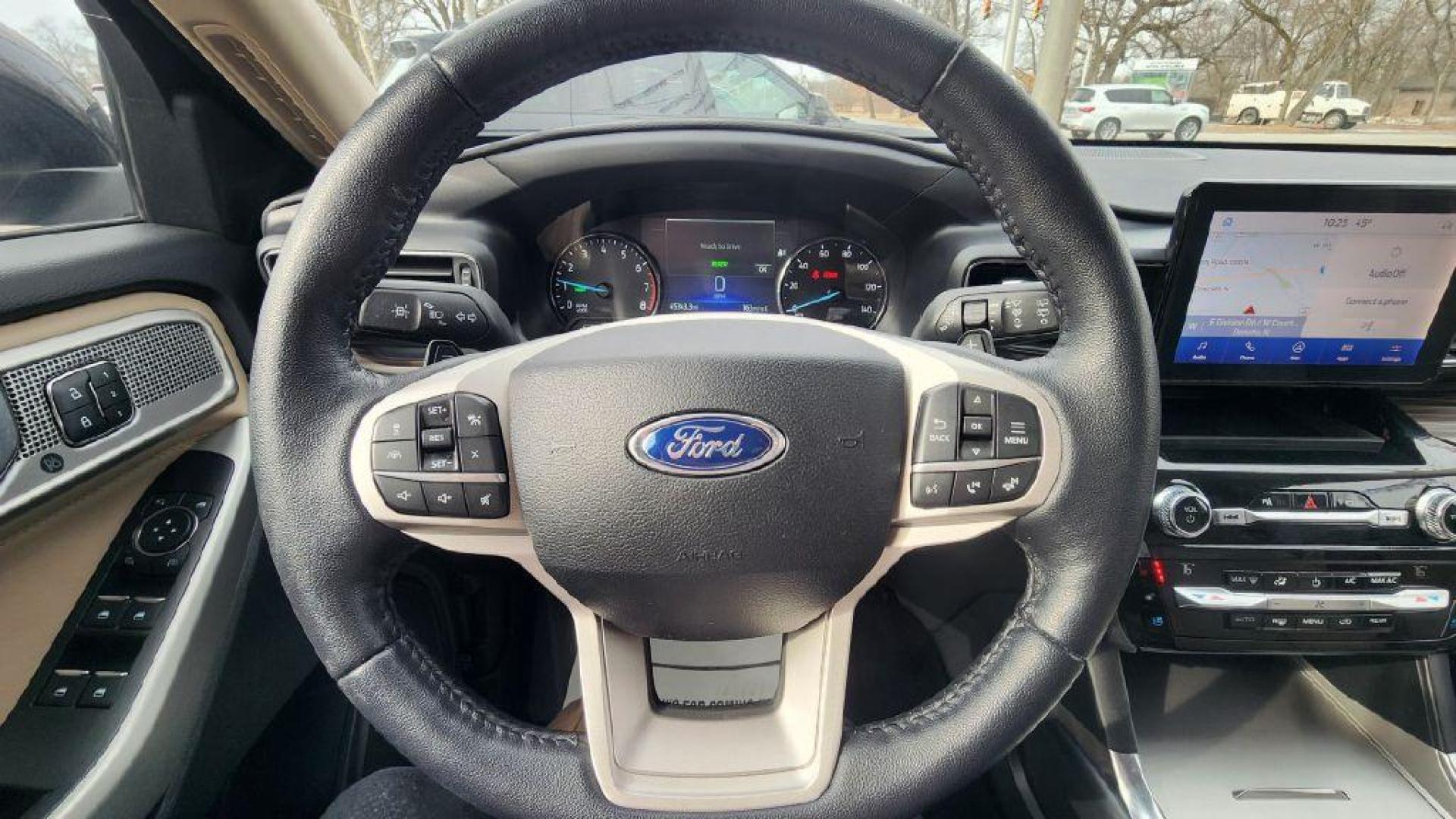 2021 BLUE FORD EXPLORER LIMITED -4WD (1FM5K8FW7MN) with an 3.3L engine, Automatic transmission, located at 101 S. Halleck St., DeMotte, 46310, (219) 987-2922, 41.202343, -87.198189 - Photo#12