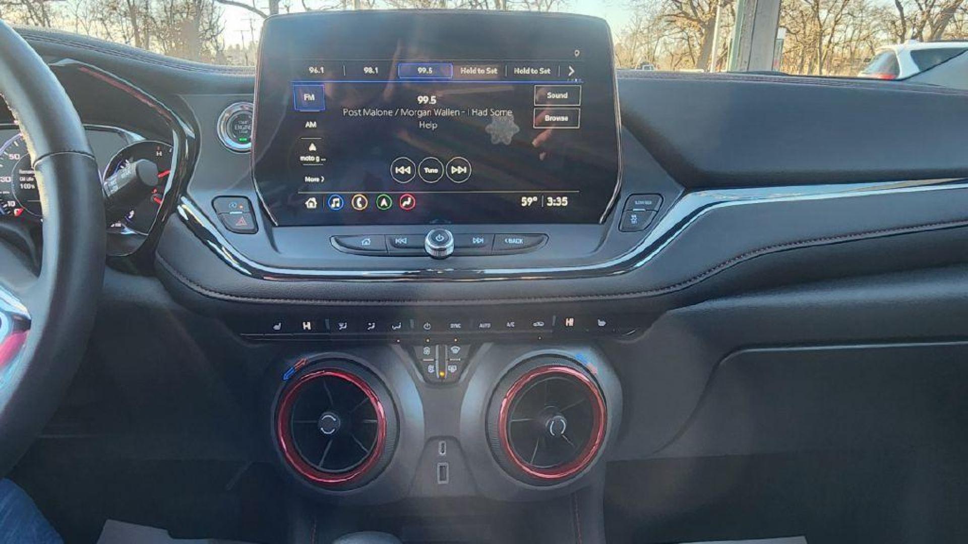 2023 BURGAN CHEVROLET BLAZER RS - AWD (3GNKBKRSXPS) with an 3.6L engine, Automatic transmission, located at 101 S. Halleck St., DeMotte, 46310, (219) 987-2922, 41.202343, -87.198189 - Photo#10