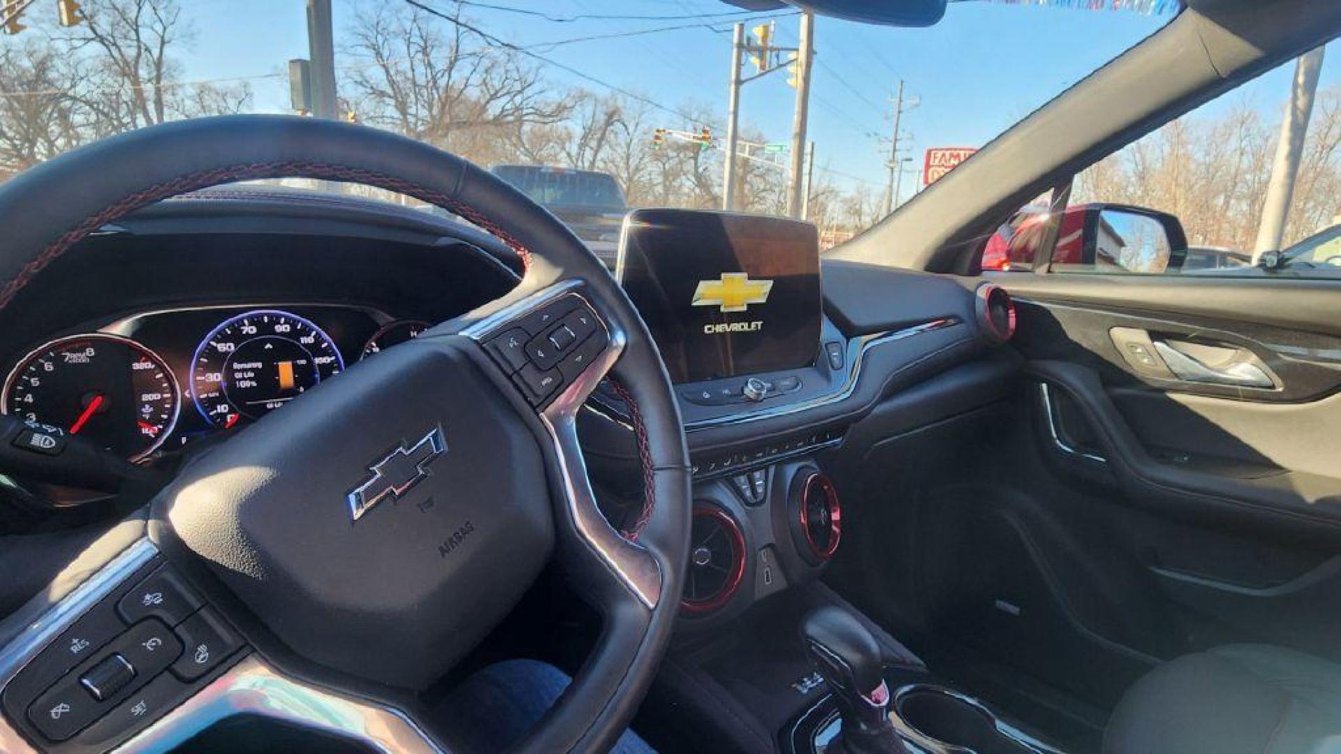 2023 BURGAN CHEVROLET BLAZER RS - AWD (3GNKBKRSXPS) with an 3.6L engine, Automatic transmission, located at 101 S. Halleck St., DeMotte, 46310, (219) 987-2922, 41.202343, -87.198189 - Photo#7