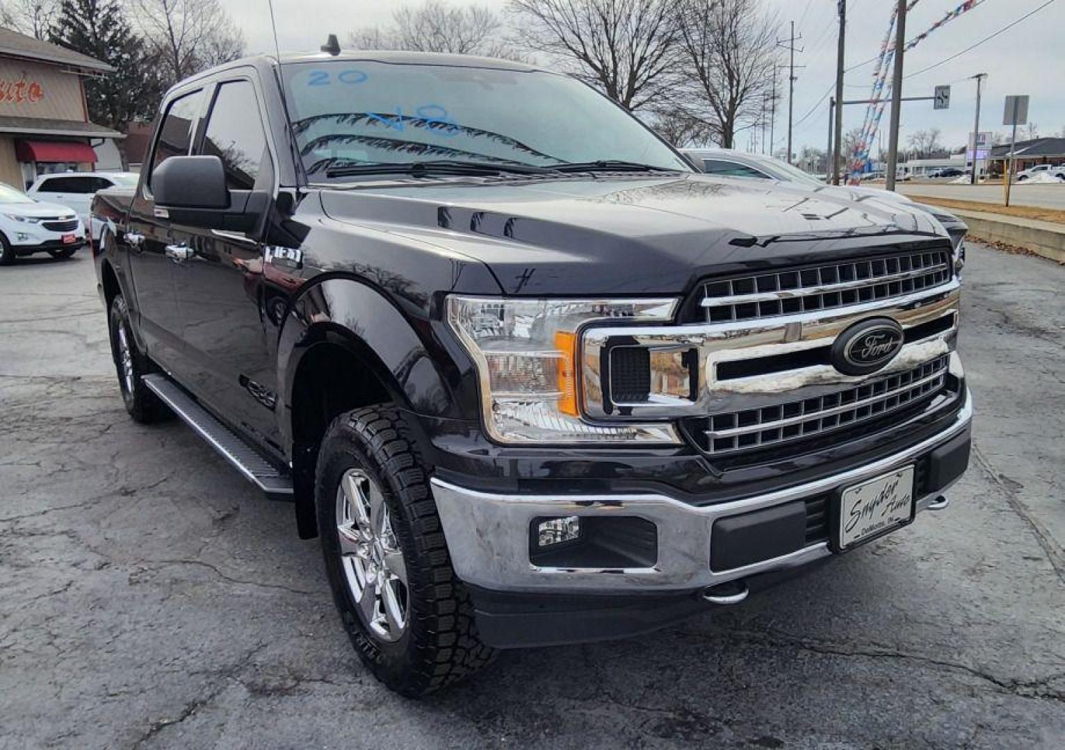 2020 BLACK FORD F150 SUPERCREW - 4WD (1FTEW1E57LK) with an 5.0L engine, Automatic transmission, located at 101 S. Halleck St., DeMotte, 46310, (219) 987-2922, 41.202343, -87.198189 - Photo#1