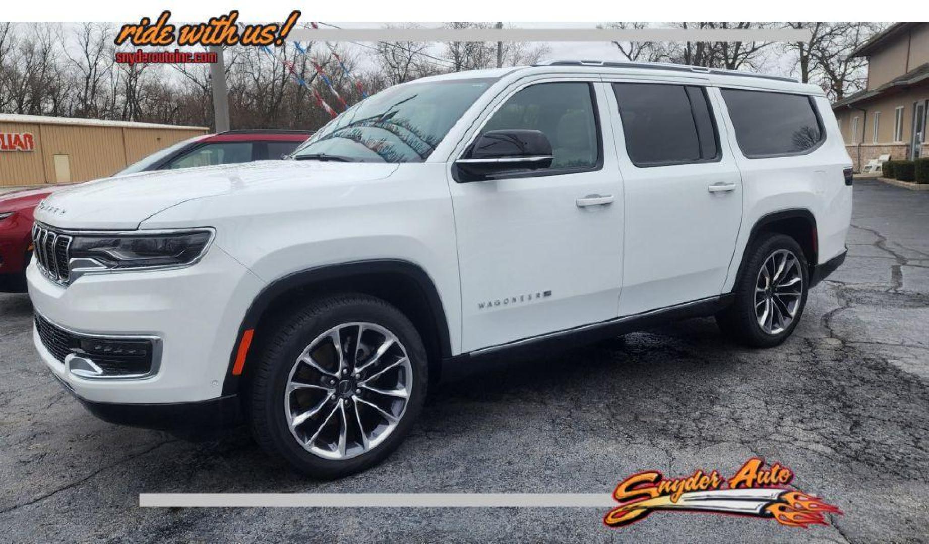 2024 WHITE JEEP WAGONEER L SERIES III - 4WD (1C4SJSDP1RS) with an 3.0L engine, Automatic transmission, located at 101 S. Halleck St., DeMotte, 46310, (219) 987-2922, 41.202343, -87.198189 - Photo#0