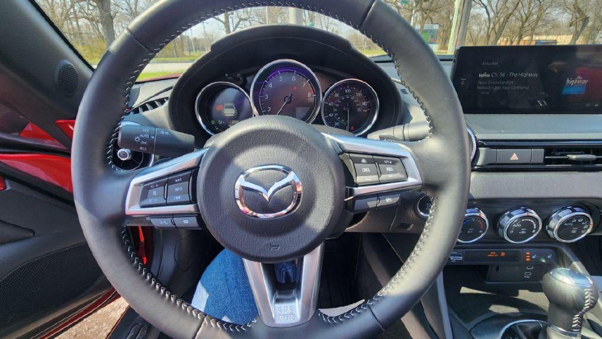 2024 RED MAZDA MX-5 MIATA GRAND TOURING - RWD (JM1NDAM76R0) with an 2.0L engine, Automatic transmission, located at 101 S. Halleck St., DeMotte, 46310, (219) 987-2922, 41.202343, -87.198189 - Photo#12