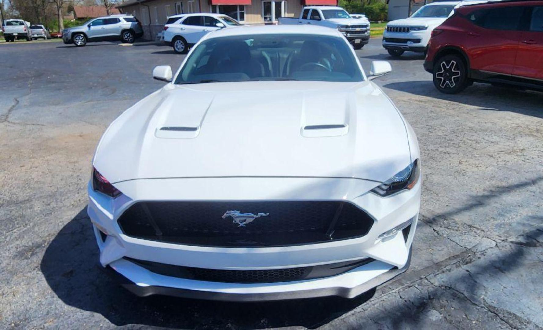 2020 WHITE FORD MUSTANG GT -RWD (1FA6P8CF5L5) with an 5.0L engine, Automatic transmission, located at 101 S. Halleck St., DeMotte, 46310, (219) 987-2922, 41.202343, -87.198189 - Photo#1