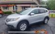 2014 SILVER HONDA CR-V EXL - AWD (5J6RM4H70EL) with an 2.4L engine, Automatic transmission, located at 101 S. Halleck St., DeMotte, 46310, (219) 987-2922, 41.202343, -87.198189 - Photo#0