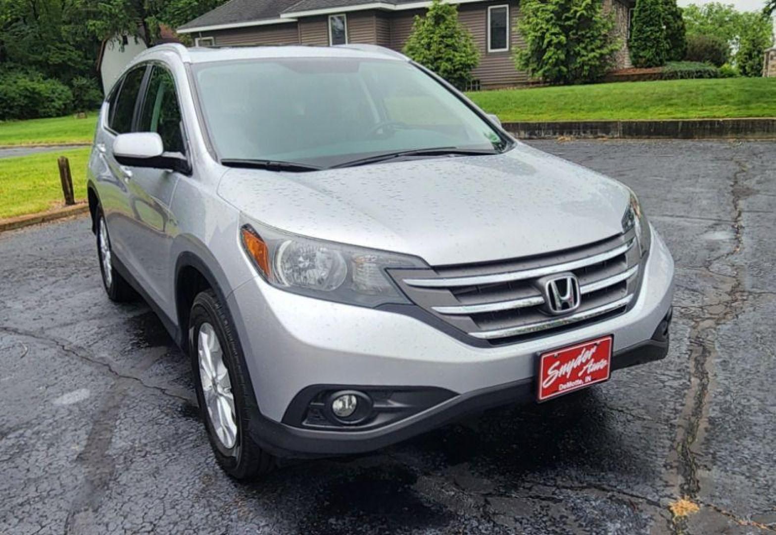2014 SILVER HONDA CR-V EXL - AWD (5J6RM4H70EL) with an 2.4L engine, Automatic transmission, located at 101 S. Halleck St., DeMotte, 46310, (219) 987-2922, 41.202343, -87.198189 - Photo#1
