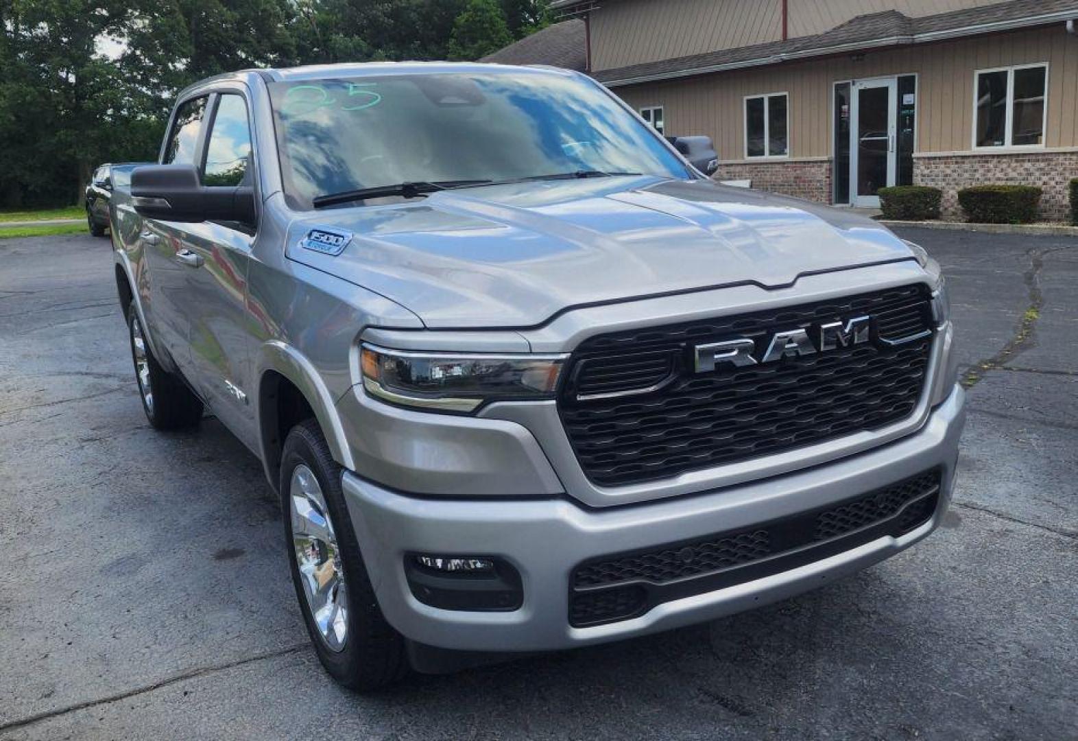 2025 SILVER RAM 1500 BIG HORN/LONE STAR- 4WD (1C6RRFFGXSN) with an 3.6L engine, Automatic transmission, located at 101 S. Halleck St., DeMotte, 46310, (219) 987-2922, 41.202343, -87.198189 - Photo#1