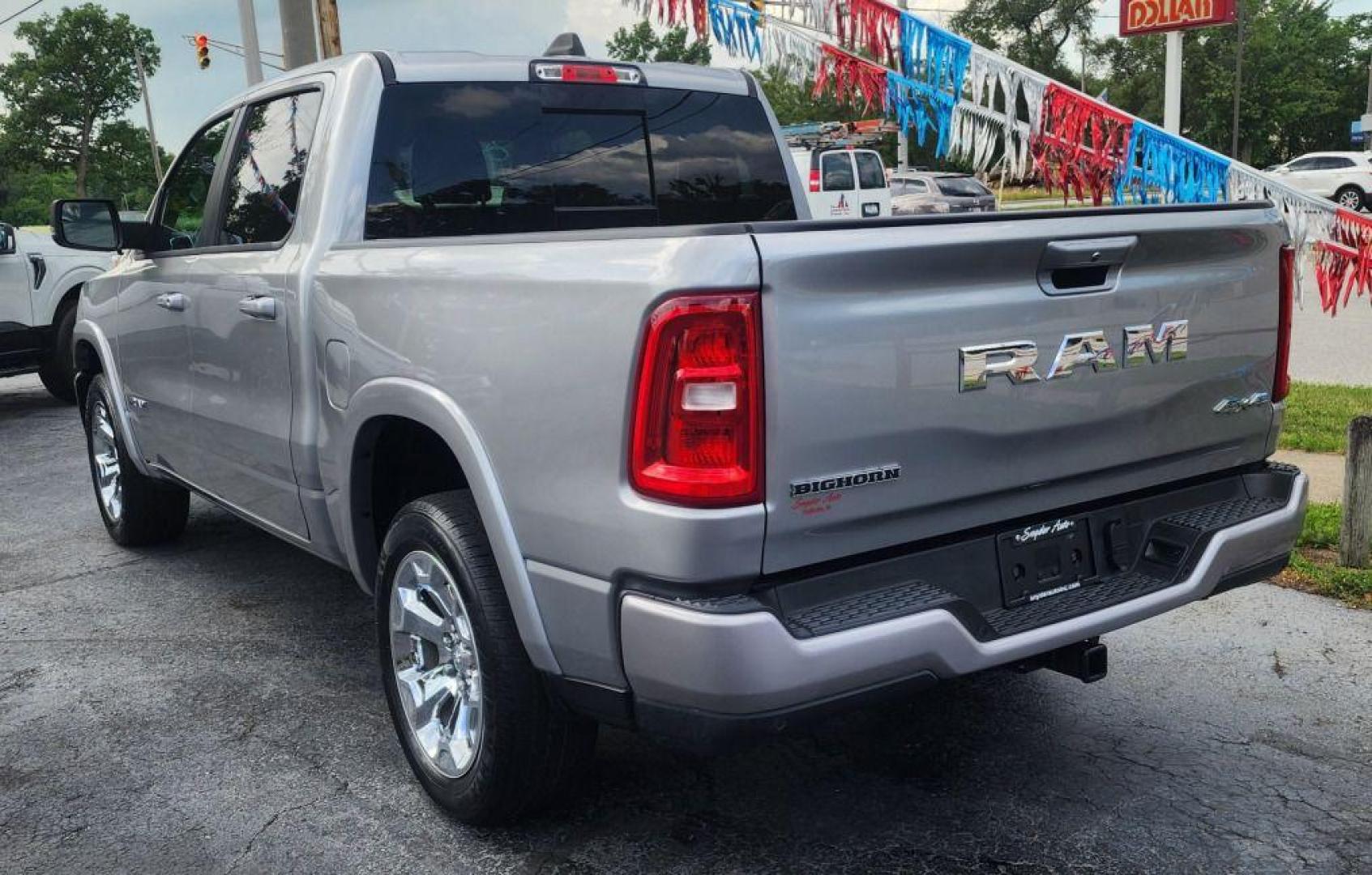 2025 SILVER RAM 1500 BIG HORN/LONE STAR- 4WD (1C6RRFFGXSN) with an 3.6L engine, Automatic transmission, located at 101 S. Halleck St., DeMotte, 46310, (219) 987-2922, 41.202343, -87.198189 - Photo#3