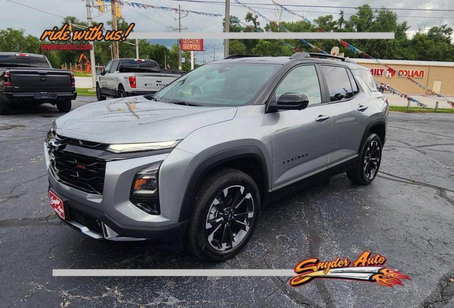 2025 GRAY CHEVROLET EQUINOX RS (3GNAXTEG4SL) with an 1.5L engine, Automatic transmission, located at 101 S. Halleck St., DeMotte, 46310, (219) 987-2922, 41.202343, -87.198189 - Photo#0