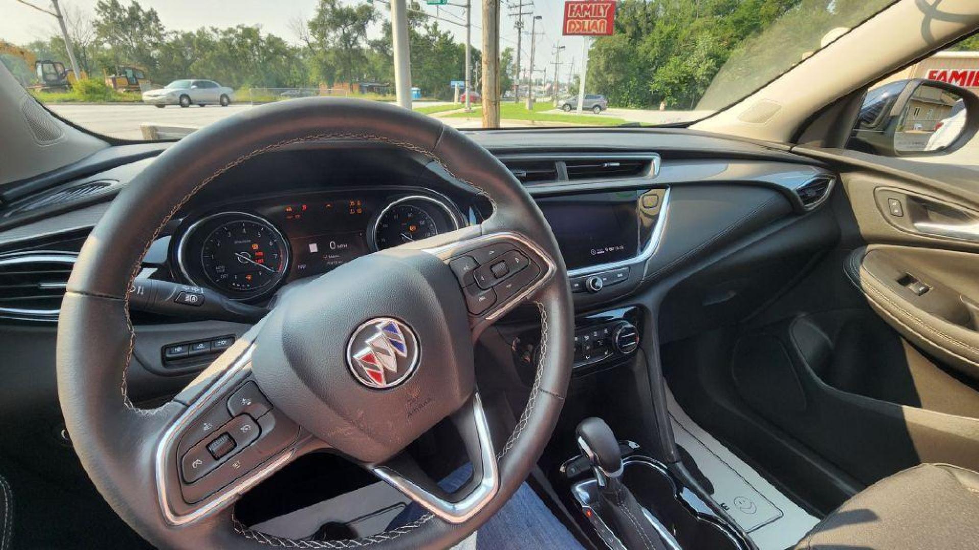 2020 BLUE BUICK ENCORE GX SELECT (KL4MMDSL6LB) with an 1.3L engine, Continuously Variable transmission, located at 101 S. Halleck St., DeMotte, 46310, (219) 987-2922, 41.202343, -87.198189 - Photo#4