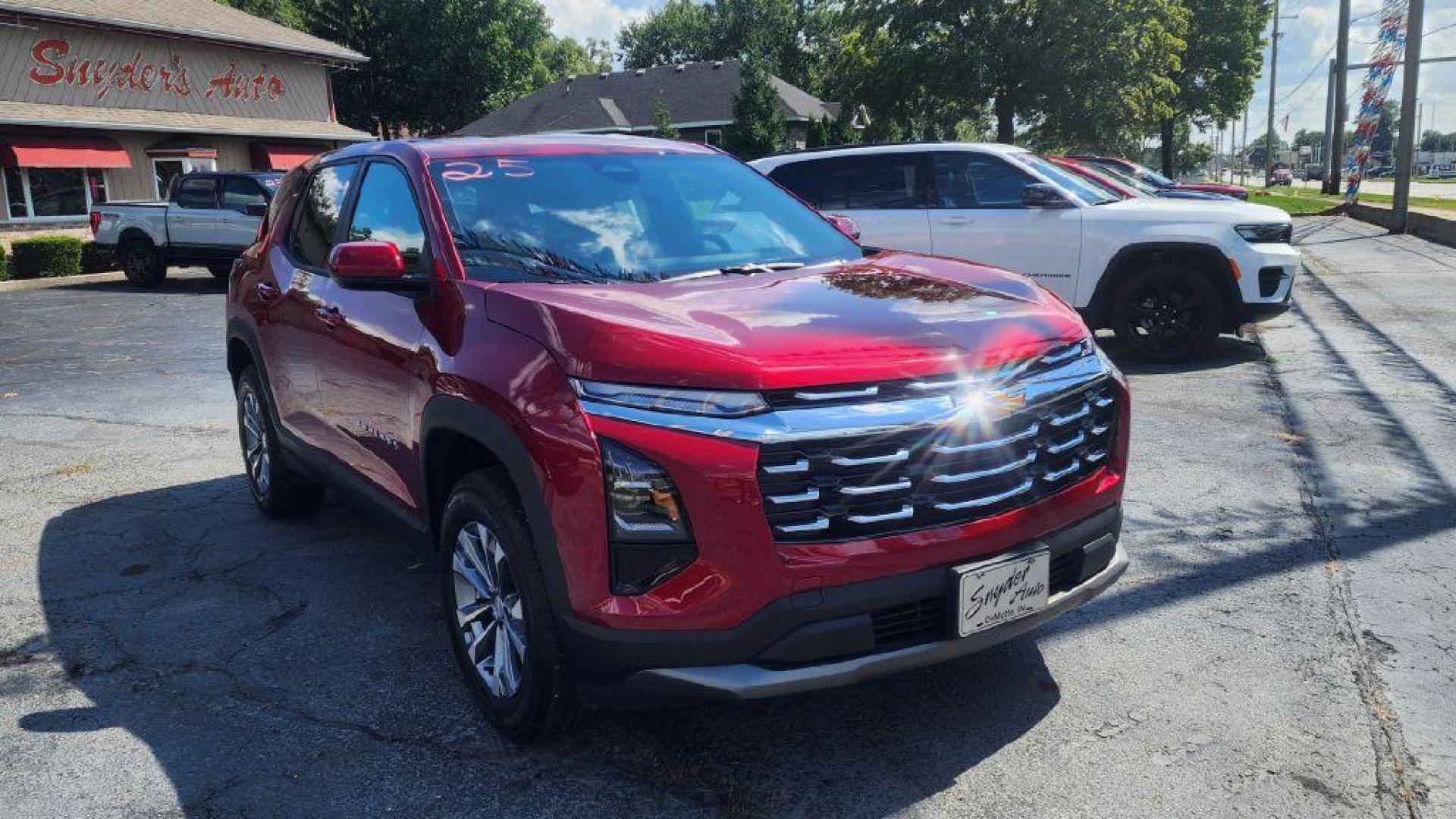 2025 RED CHEVROLET EQUINOX LT - FWD (3GNAXHEG8SL) with an 1.5L engine, Automatic transmission, located at 101 S. Halleck St., DeMotte, 46310, (219) 987-2922, 41.202343, -87.198189 - Photo#2
