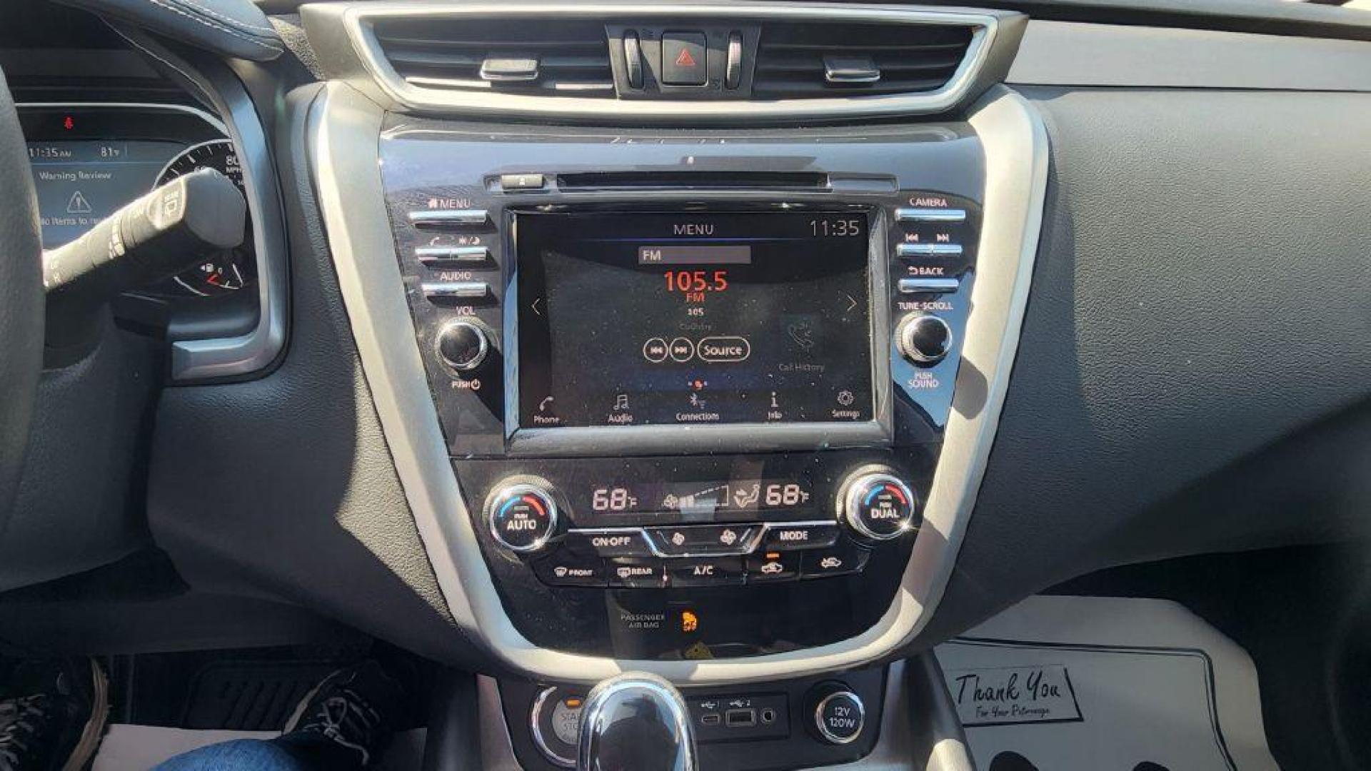 2023 WHITE NISSAN MURANO SV - AWD (5N1AZ2BS8PC) with an 3.5L engine, Automatic transmission, located at 101 S. Halleck St., DeMotte, 46310, (219) 987-2922, 41.202343, -87.198189 - Photo#12