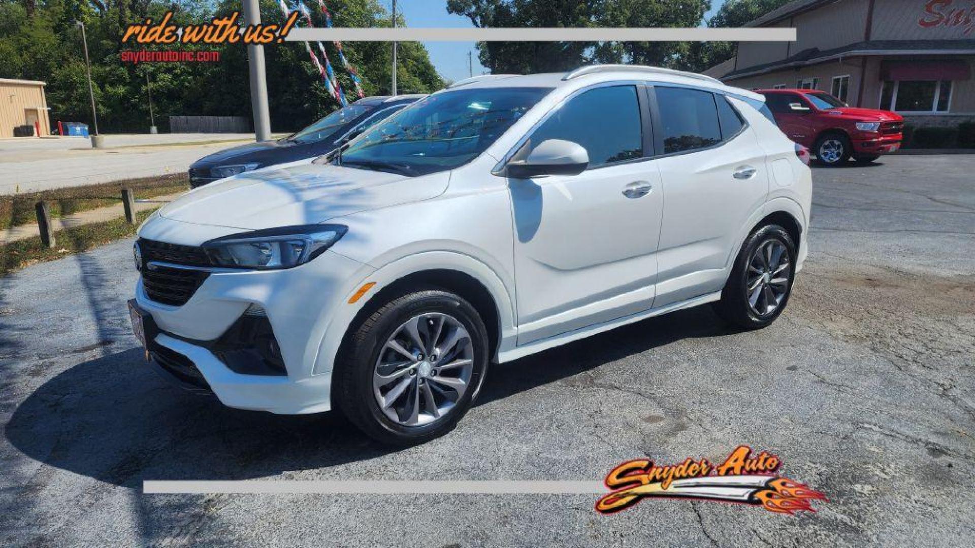 2023 WHITE BUICK ENCORE GX SELECT - AWD (KL4MMESL7PB) with an 1.3L engine, Automatic transmission, located at 101 S. Halleck St., DeMotte, 46310, (219) 987-2922, 41.202343, -87.198189 - Photo#0