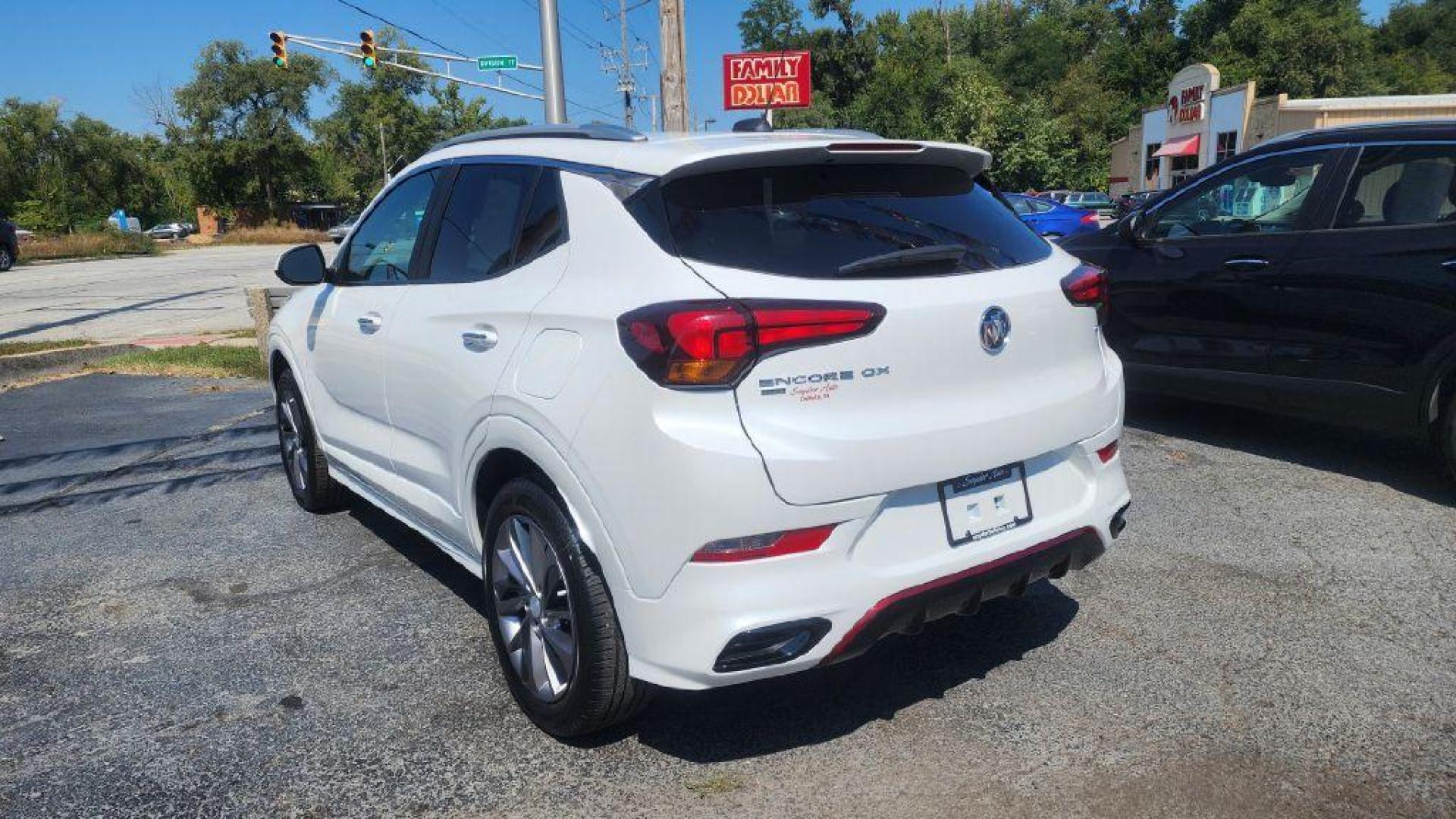 2023 WHITE BUICK ENCORE GX SELECT - AWD (KL4MMESL7PB) with an 1.3L engine, Automatic transmission, located at 101 S. Halleck St., DeMotte, 46310, (219) 987-2922, 41.202343, -87.198189 - Photo#3