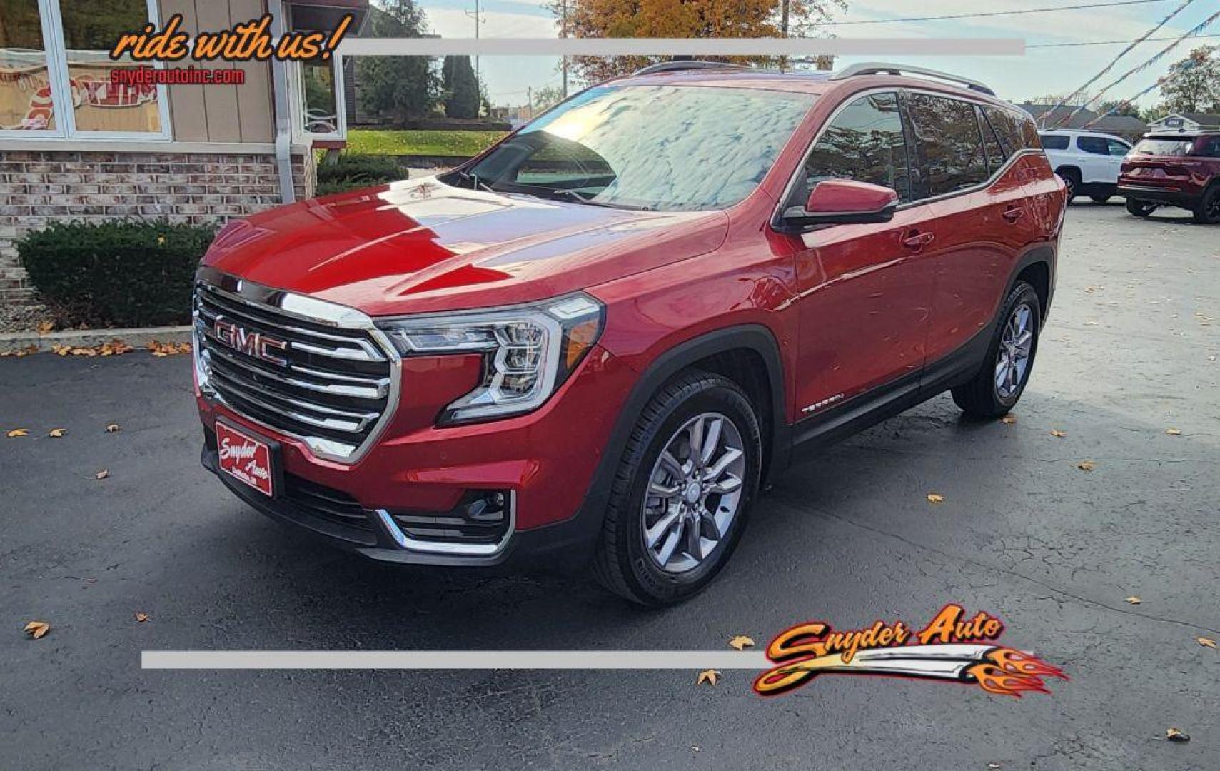 2023 BURGAN GMC TERRAIN SLT - AWD (3GKALVEG1PL) with an 1.5L engine, Automatic transmission, located at 101 S. Halleck St., DeMotte, 46310, (219) 987-2922, 41.202343, -87.198189 - Photo#0