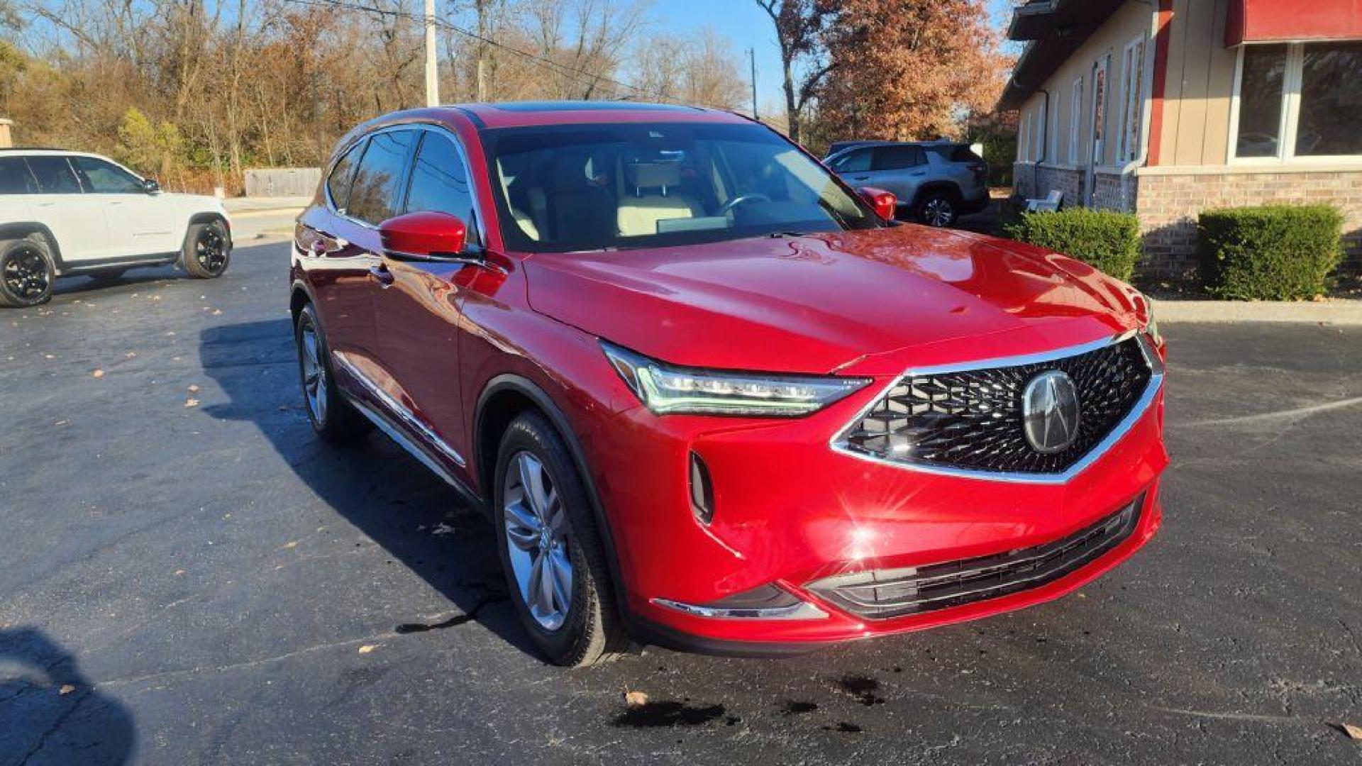 2022 RED ACURA MDX FWD (5J8YD9H3XNL) with an 3.5L engine, Automatic transmission, located at 101 S. Halleck St., DeMotte, 46310, (219) 987-2922, 41.202343, -87.198189 - Photo#1
