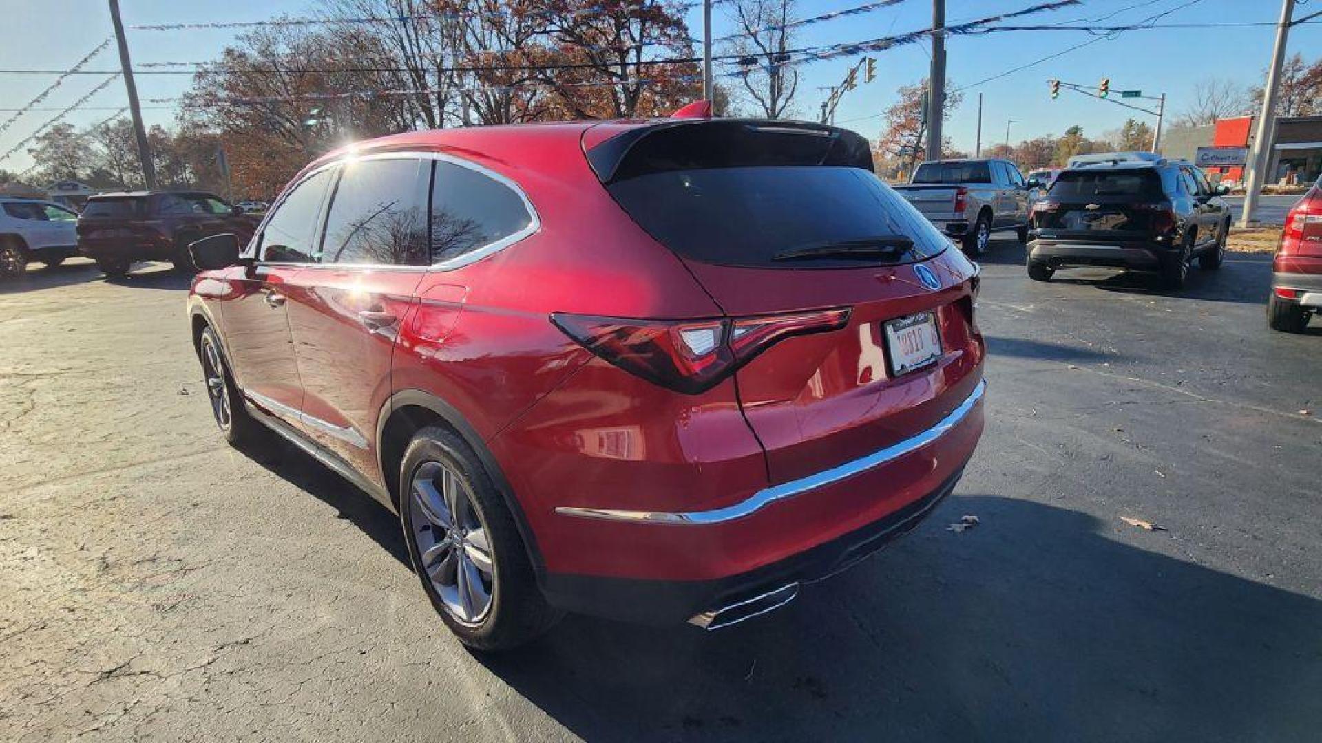 2022 RED ACURA MDX FWD (5J8YD9H3XNL) with an 3.5L engine, Automatic transmission, located at 101 S. Halleck St., DeMotte, 46310, (219) 987-2922, 41.202343, -87.198189 - Photo#3