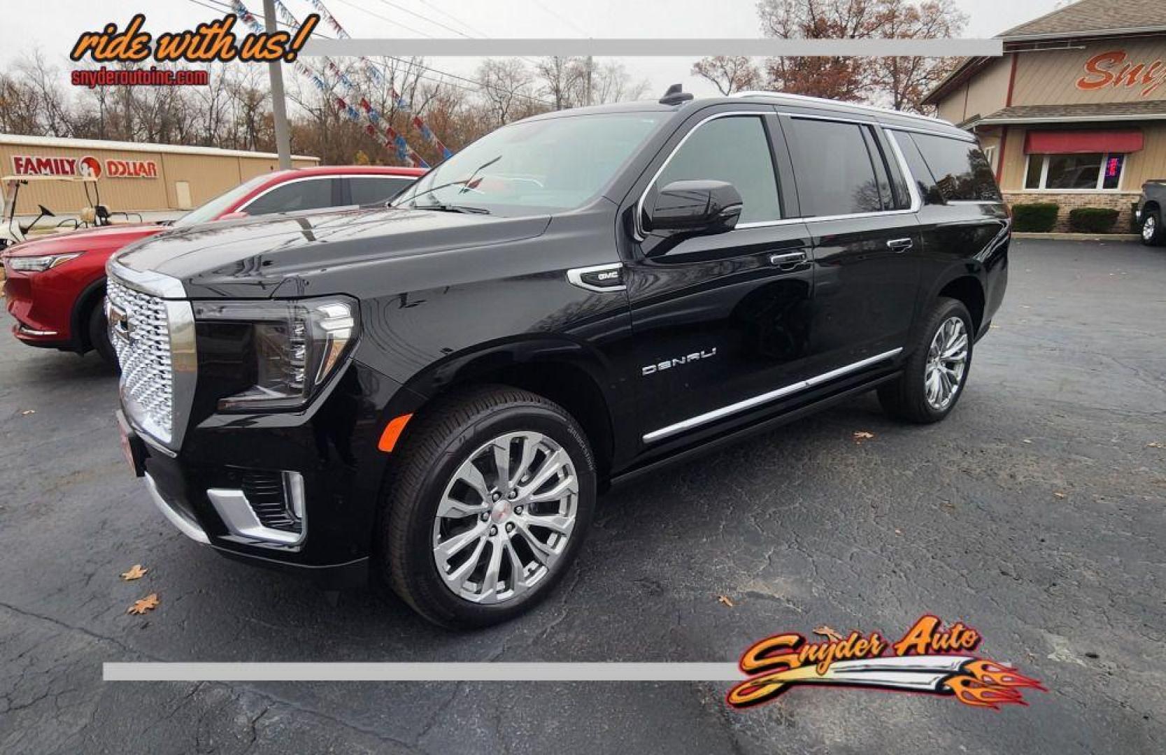 2024 BLACK GMC YUKON XL DENALI - 4WD (1GKS2JKL6RR) with an 6.2L engine, Automatic transmission, located at 101 S. Halleck St., DeMotte, 46310, (219) 987-2922, 41.202343, -87.198189 - Photo#0