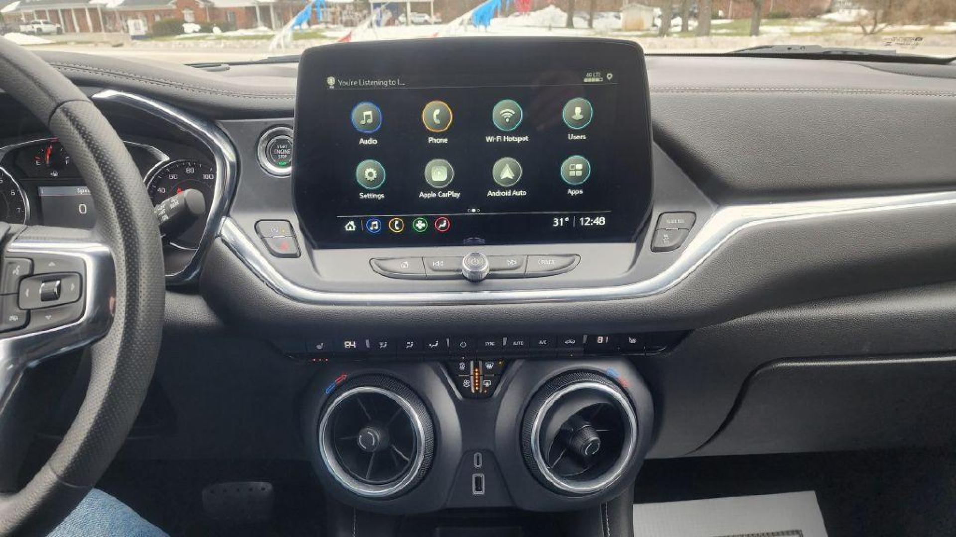 2023 WHITE CHEVROLET BLAZER 2LT (3GNKBHR41PS) with an 2.0L engine, Automatic transmission, located at 101 S. Halleck St., DeMotte, 46310, (219) 987-2922, 41.202343, -87.198189 - Photo#14