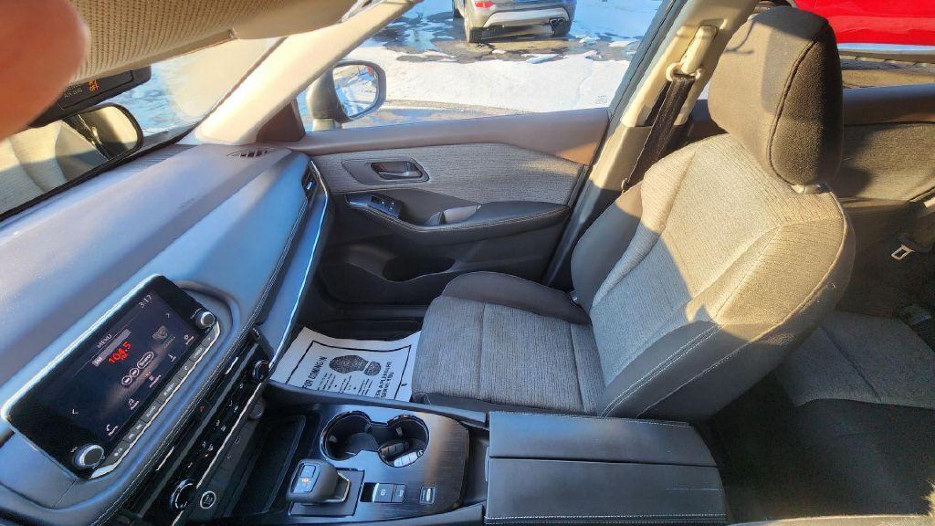 2022 GRAY NISSAN ROGUE S (5N1BT3AA6NC) with an 1.5L engine, Automatic transmission, located at 101 S. Halleck St., DeMotte, 46310, (219) 987-2922, 41.202343, -87.198189 - Photo#8