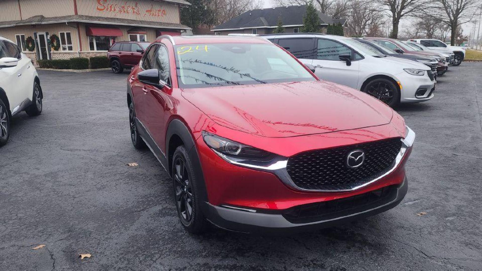 2024 BURGUN MAZDA CX-30 PREMIUM PLUS - AWD (3MVDMBEY8RM) with an 2.5L engine, Automatic transmission, located at 101 S. Halleck St., DeMotte, 46310, (219) 987-2922, 41.202343, -87.198189 - Photo#1