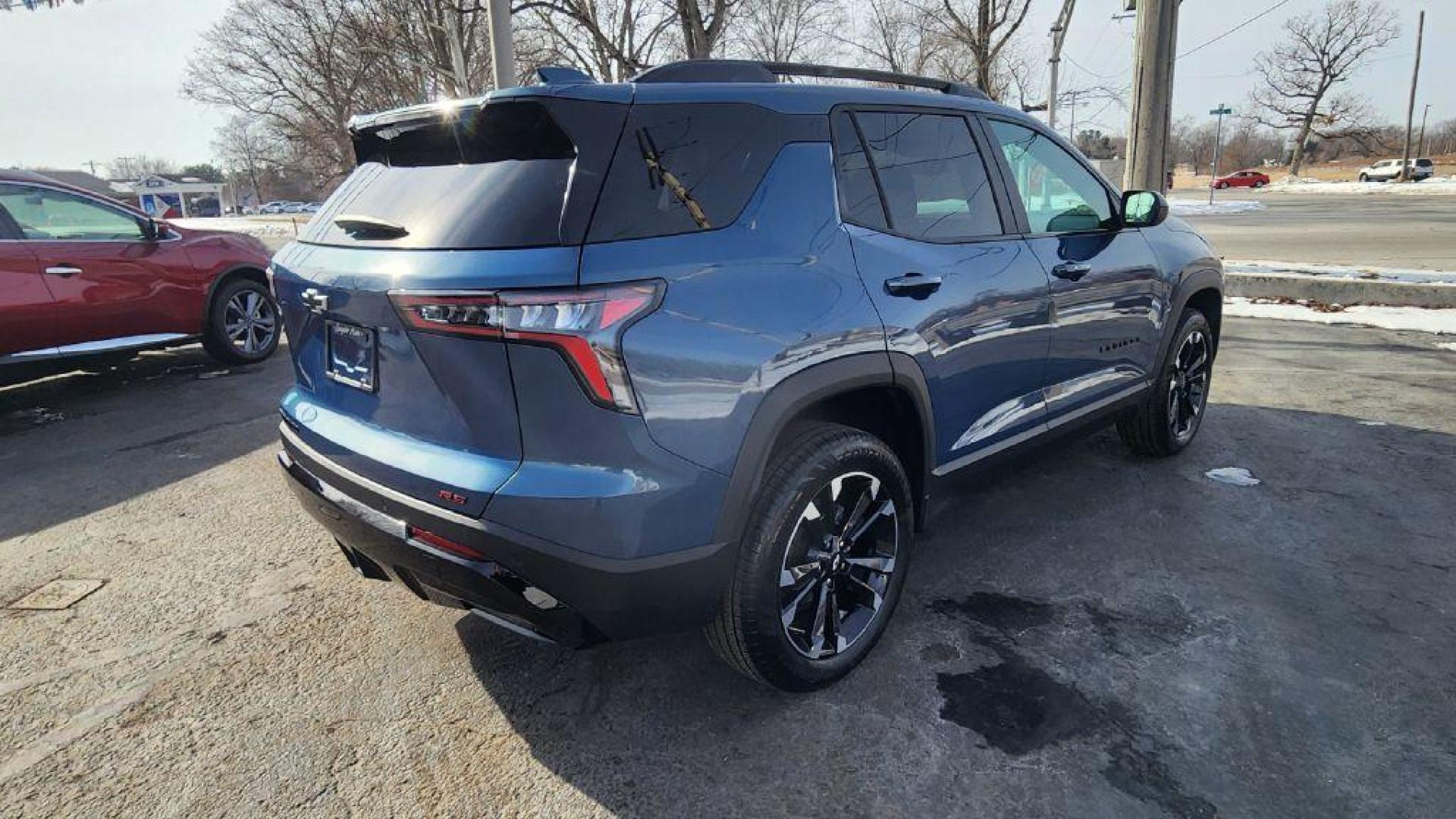 2025 BLUE CHEVROLET EQUINOX RS - AWD (3GNAXTEG2SL) with an 1.5L engine, Automatic transmission, located at 101 S. Halleck St., DeMotte, 46310, (219) 987-2922, 41.202343, -87.198189 - Photo#2