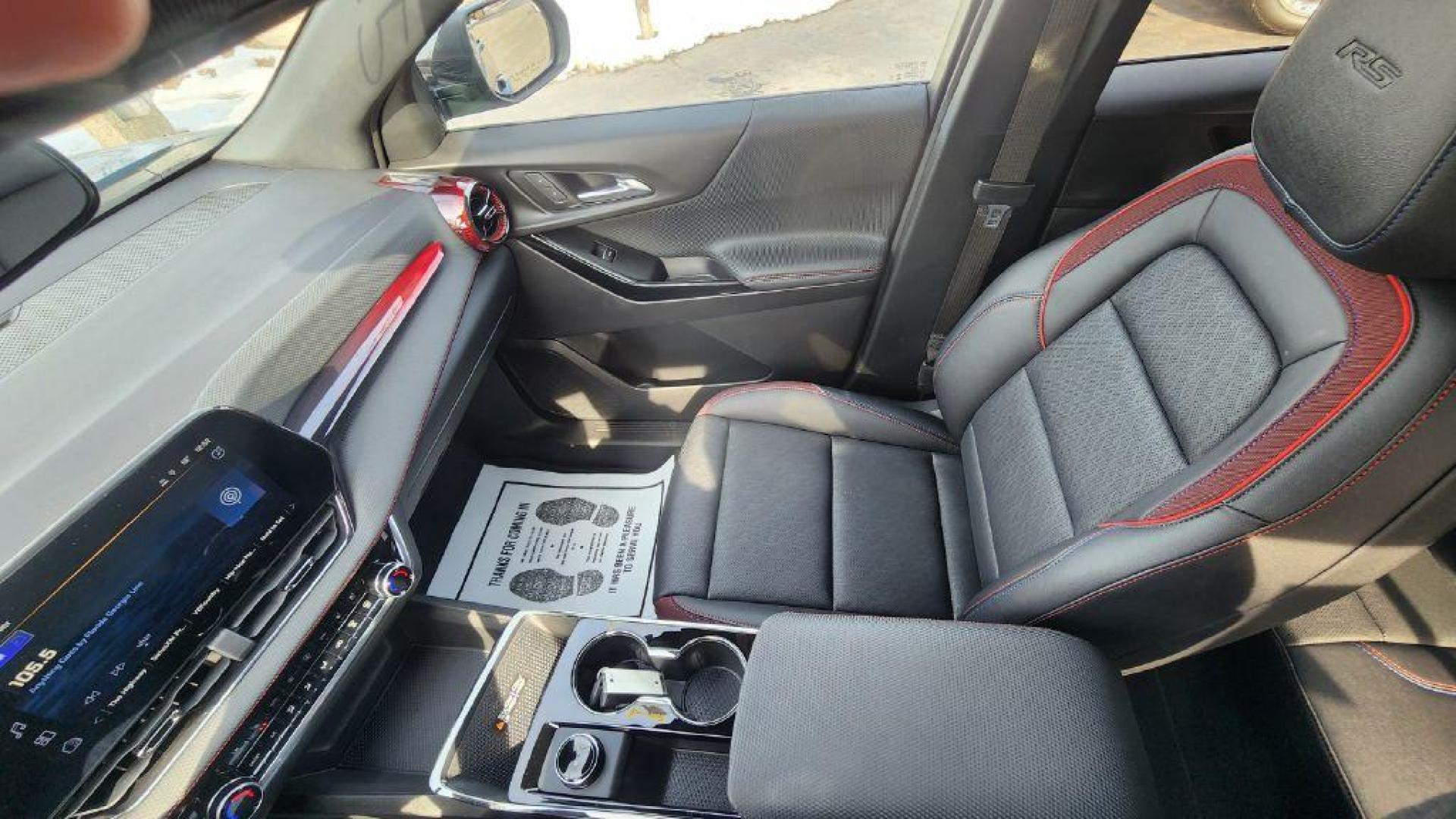 2025 BLUE CHEVROLET EQUINOX RS - AWD (3GNAXTEG2SL) with an 1.5L engine, Automatic transmission, located at 101 S. Halleck St., DeMotte, 46310, (219) 987-2922, 41.202343, -87.198189 - Photo#9