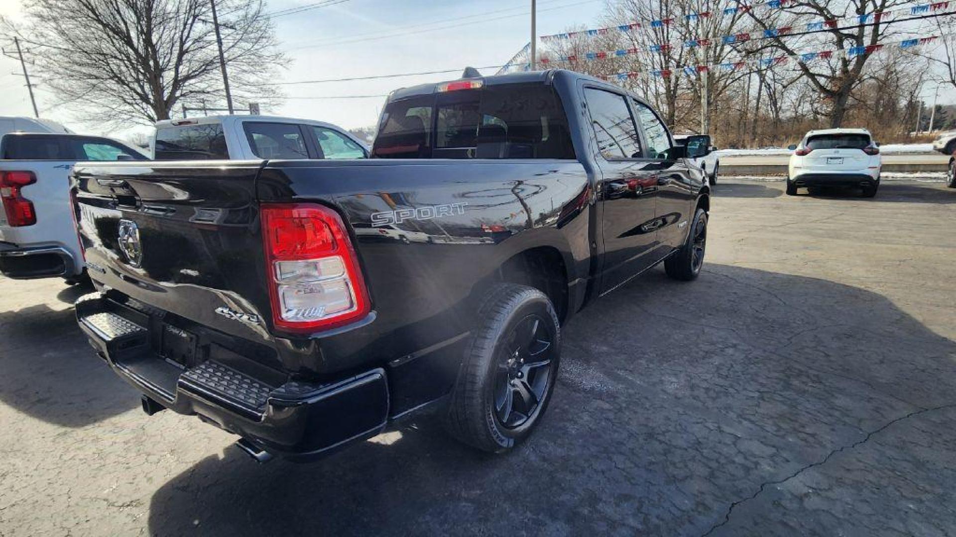 2022 BLACK RAM 1500 BIG HORN/LONE STAR (1C6SRFFT4NN) with an 5.7L engine, Automatic transmission, located at 101 S. Halleck St., DeMotte, 46310, (219) 987-2922, 41.202343, -87.198189 - Photo#2