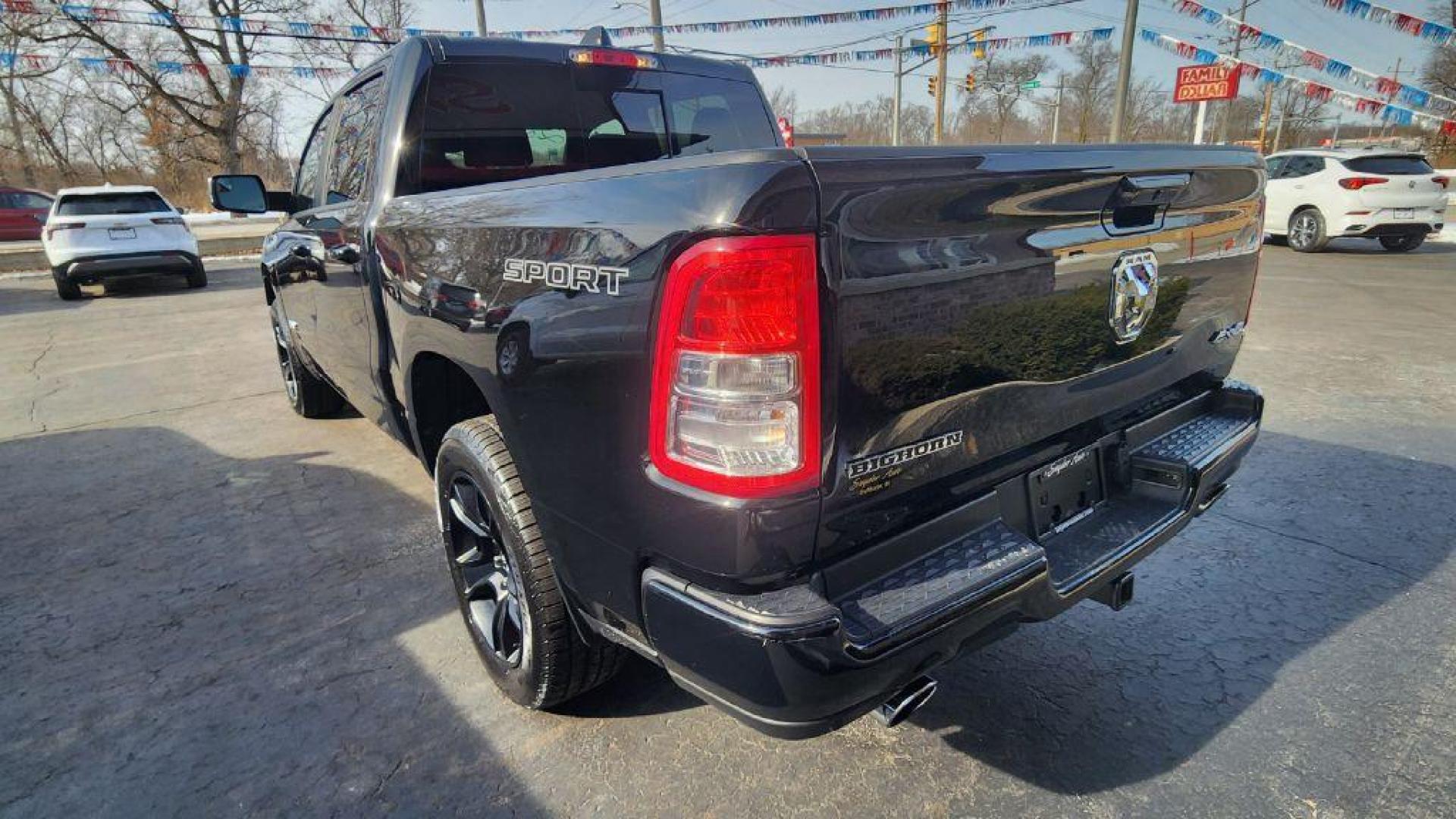 2022 BLACK RAM 1500 BIG HORN/LONE STAR (1C6SRFFT4NN) with an 5.7L engine, Automatic transmission, located at 101 S. Halleck St., DeMotte, 46310, (219) 987-2922, 41.202343, -87.198189 - Photo#3