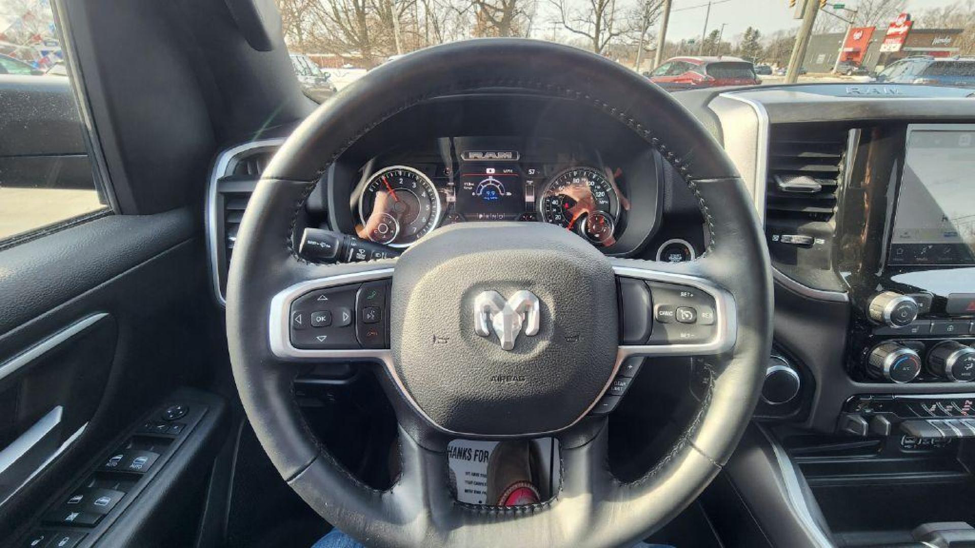 2022 BLACK RAM 1500 BIG HORN/LONE STAR (1C6SRFFT4NN) with an 5.7L engine, Automatic transmission, located at 101 S. Halleck St., DeMotte, 46310, (219) 987-2922, 41.202343, -87.198189 - Photo#10