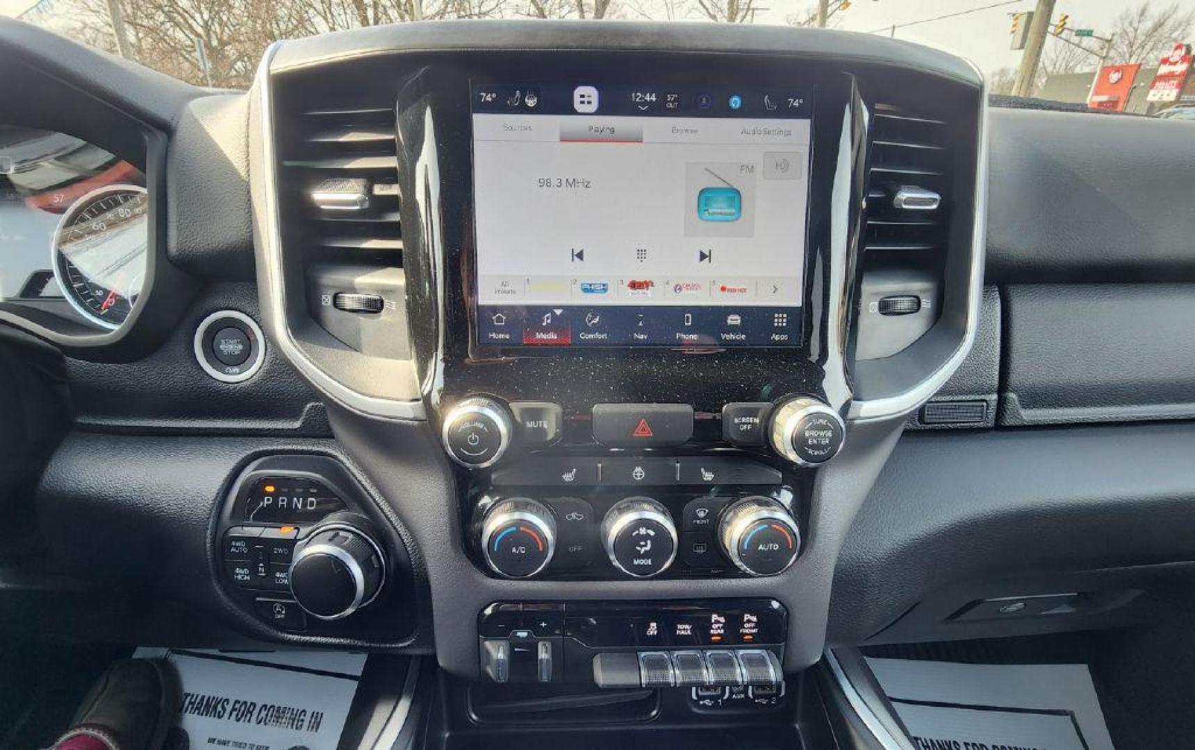 2022 BLACK RAM 1500 BIG HORN/LONE STAR (1C6SRFFT4NN) with an 5.7L engine, Automatic transmission, located at 101 S. Halleck St., DeMotte, 46310, (219) 987-2922, 41.202343, -87.198189 - Photo#11