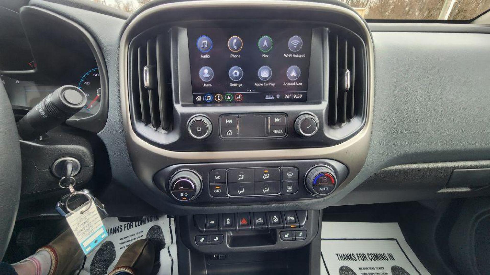 2022 BLUE CHEVROLET COLORADO Z71 - 4WD (1GCGTDENXN1) with an 3.6L engine, Automatic transmission, located at 101 S. Halleck St., DeMotte, 46310, (219) 987-2922, 41.202343, -87.198189 - Photo#13