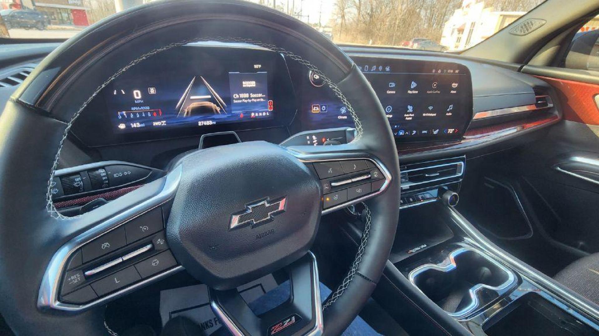 2024 BLUE CHEVROLET TRAVERSE LT Z71 - AWD (1GNEVJKSXRJ) with an 2.5L engine, Automatic transmission, located at 101 S. Halleck St., DeMotte, 46310, (219) 987-2922, 41.202343, -87.198189 - Photo#10