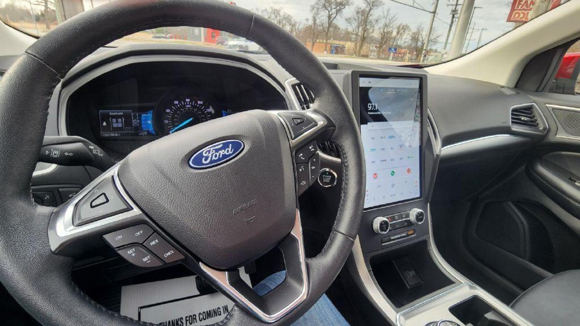 2022 BURGUN FORD EDGE SEL - AWD (2FMPK4J97NB) with an 2.0L engine, Automatic transmission, located at 101 S. Halleck St., DeMotte, 46310, (219) 987-2922, 41.202343, -87.198189 - Photo#8