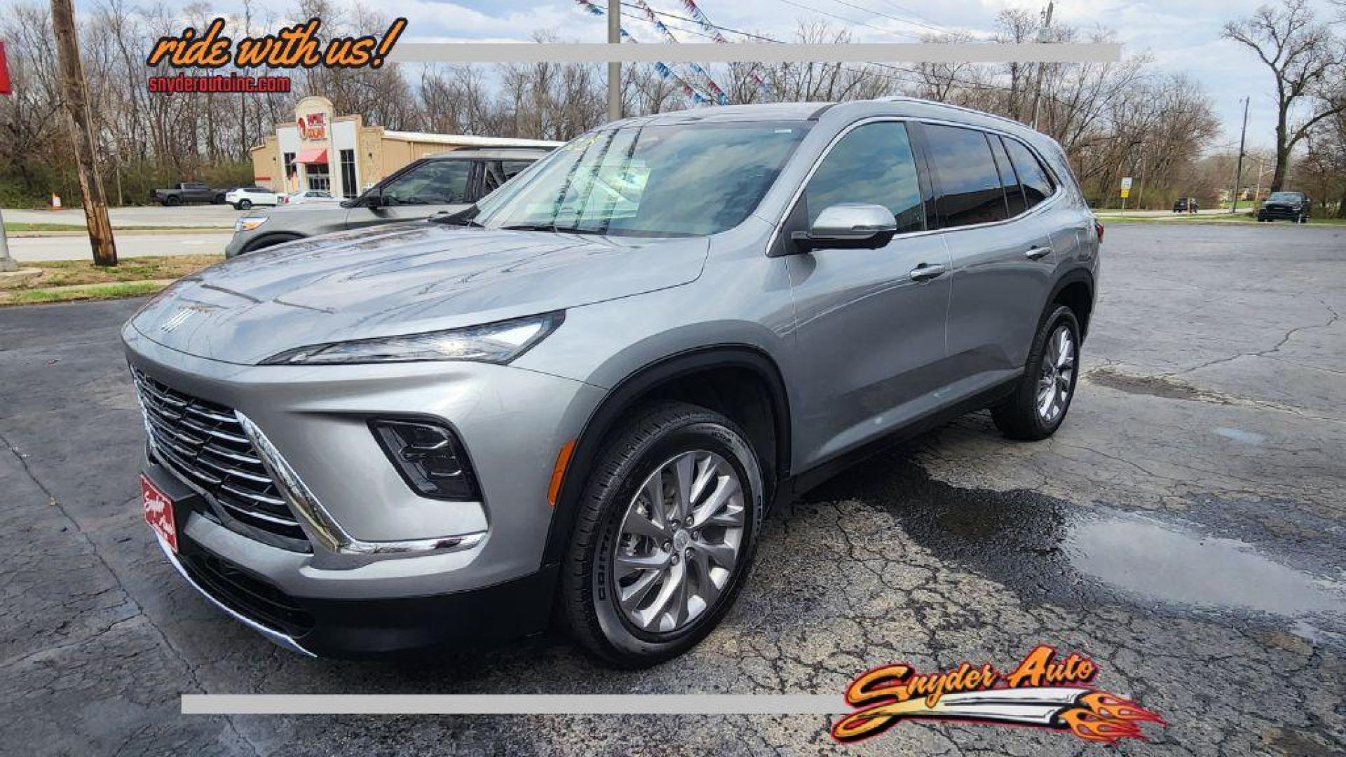 2025 GRAY BUICK ENCLAVE PREFERRED - AWD (5GAEVARS3SJ) with an 2.5L engine, Automatic transmission, located at 101 S. Halleck St., DeMotte, 46310, (219) 987-2922, 41.202343, -87.198189 - Photo#0