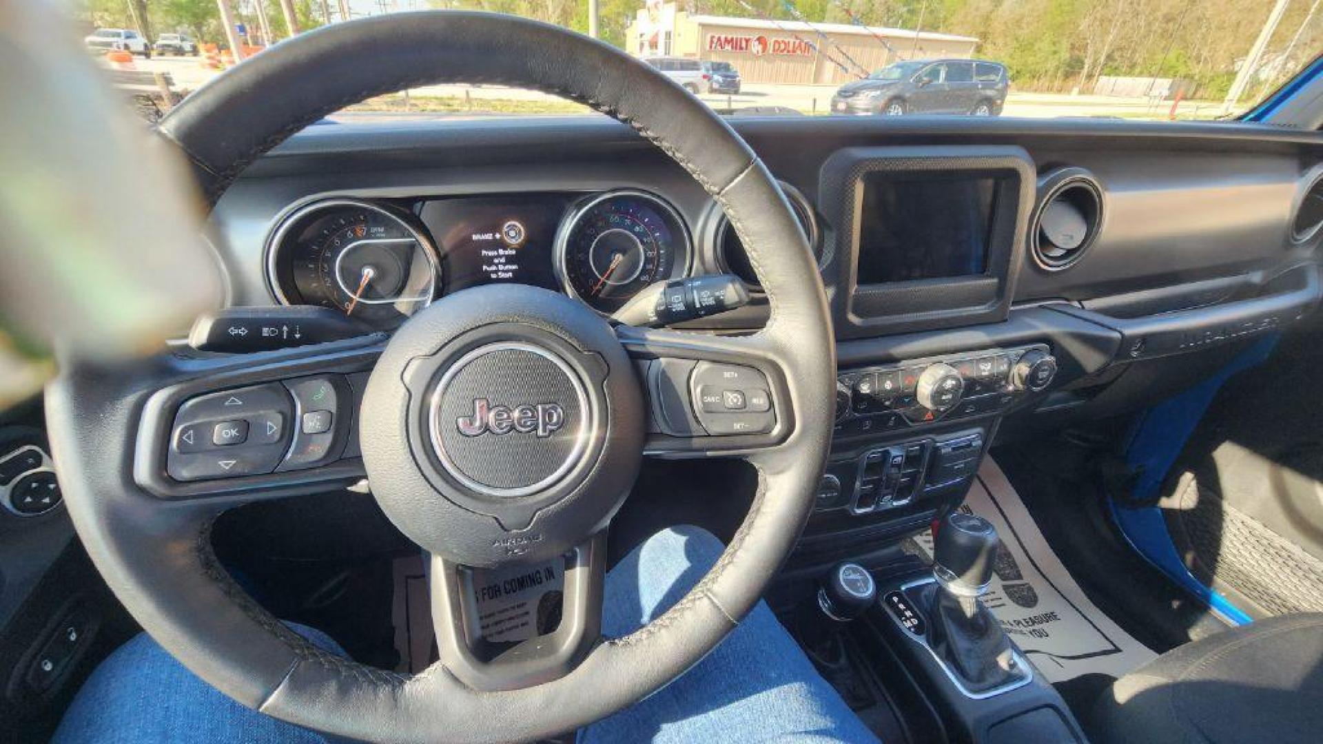 2022 BLUE JEEP WRANGLER UNLIMI SPORT (1C4HJXDG8NW) with an 3.6L engine, Automatic transmission, located at 101 S. Halleck St., DeMotte, 46310, (219) 987-2922, 41.202343, -87.198189 - Photo#8