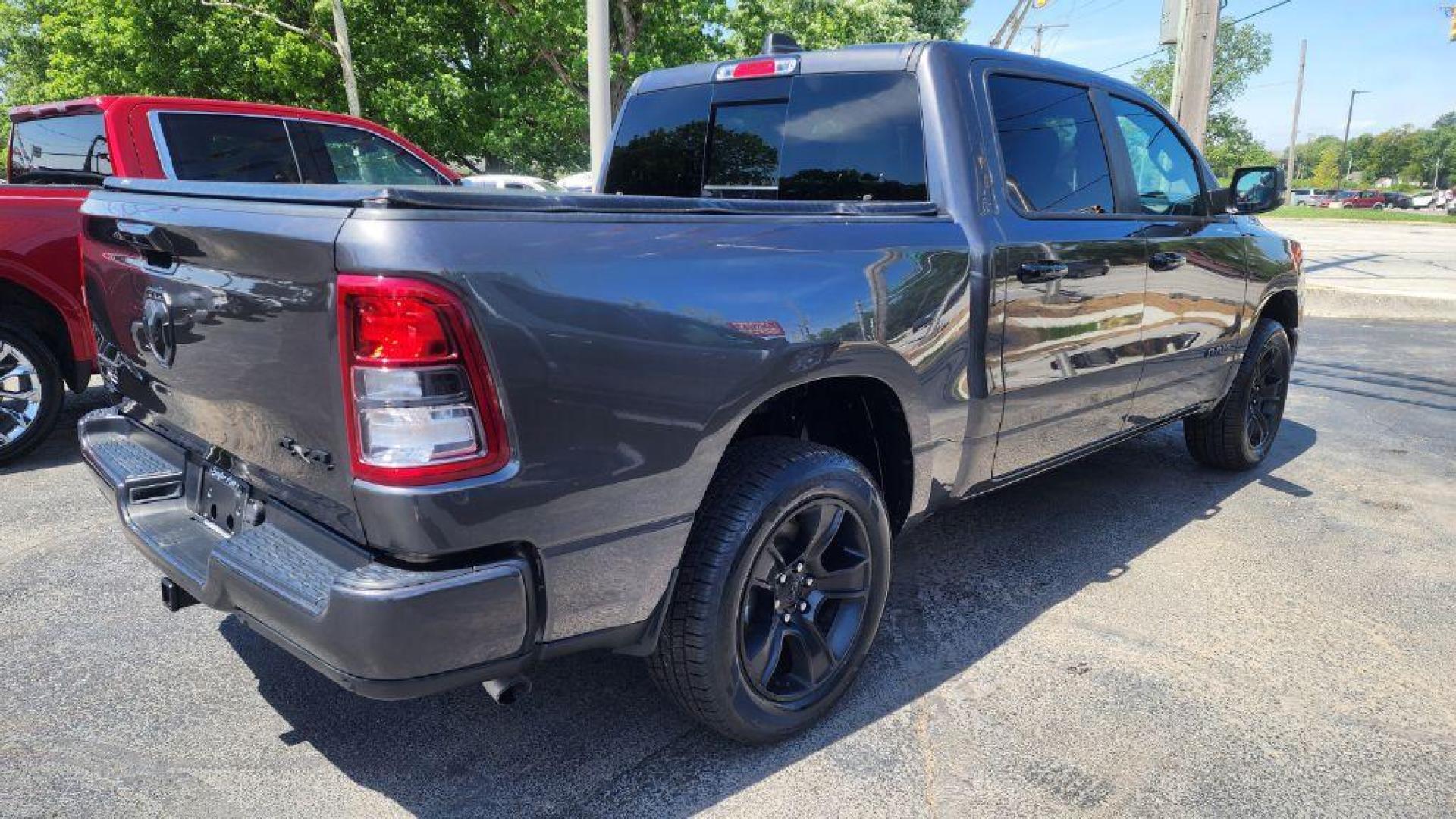 2023 GRAY RAM 1500 BIG HORN/LONE STAR (1C6RRFFG7PN) with an 3.6L engine, Automatic transmission, located at 101 S. Halleck St., DeMotte, 46310, (219) 987-2922, 41.202343, -87.198189 - Photo#2